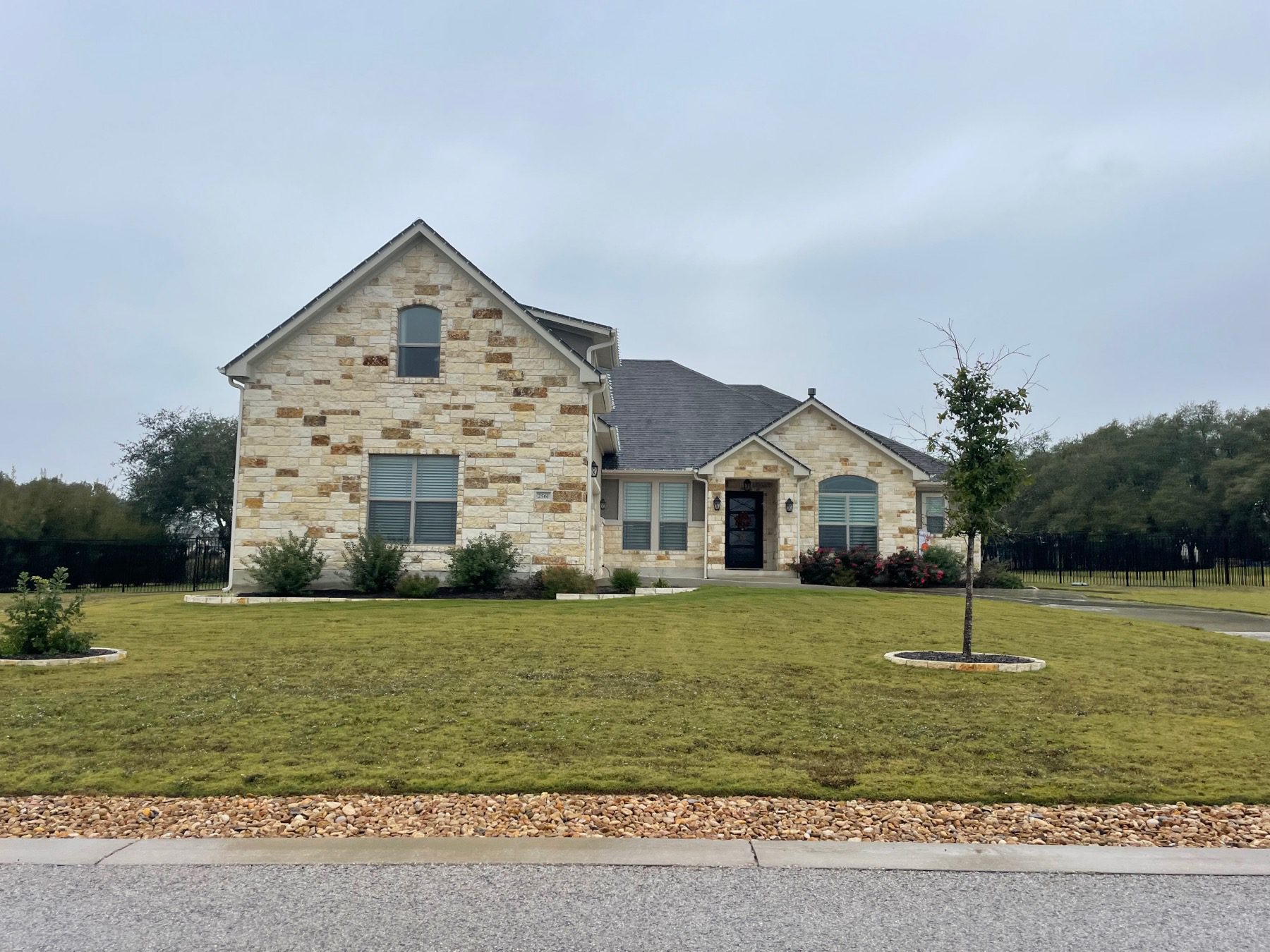 stone home in greatwood leander