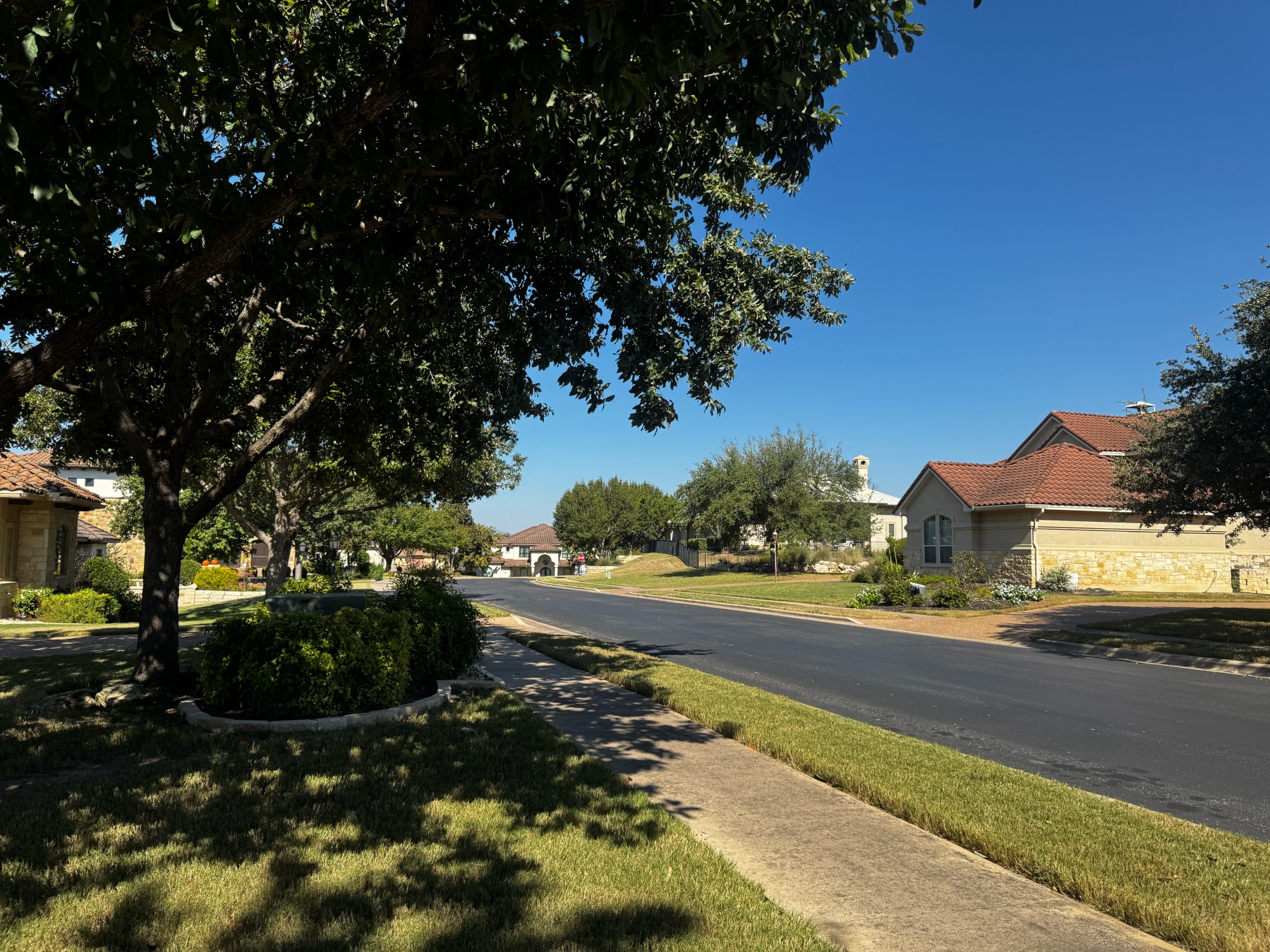 neighborhood street flintlock at hurst creek 78738