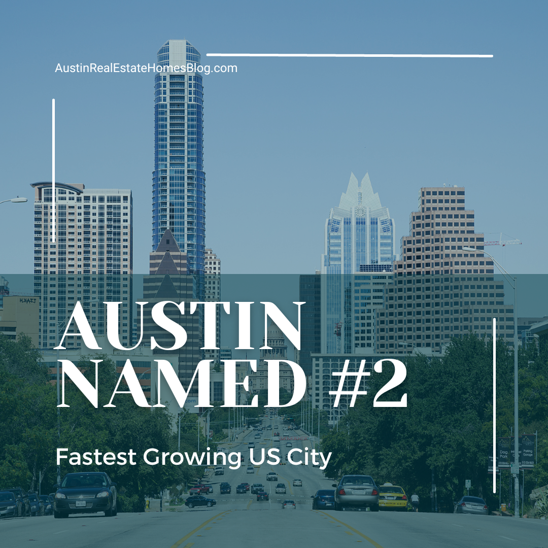 Austin named #2 fastest growing city in the US
