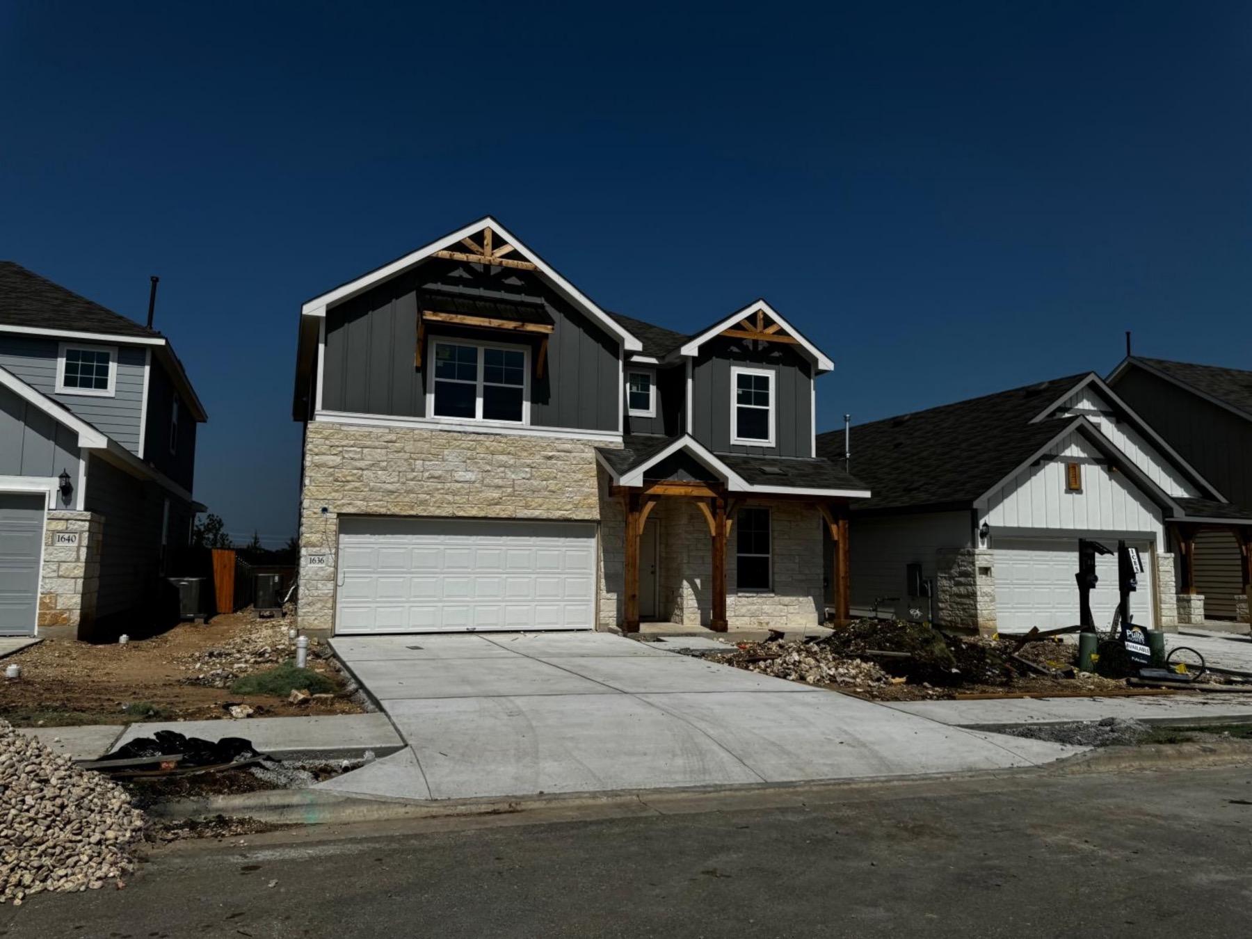 two story home in reserve at north fork leander