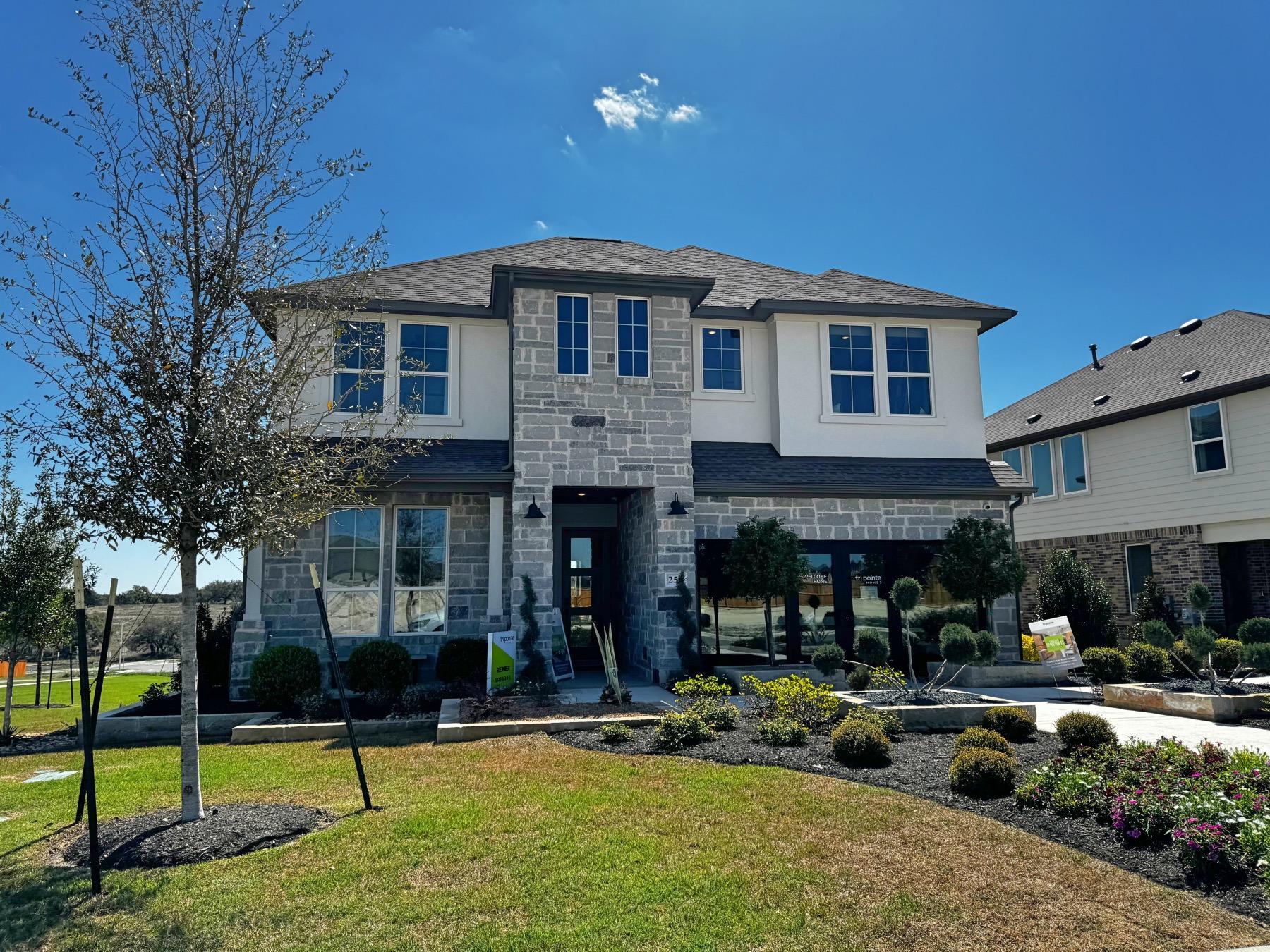 tri pointe model home lariat liberty hill