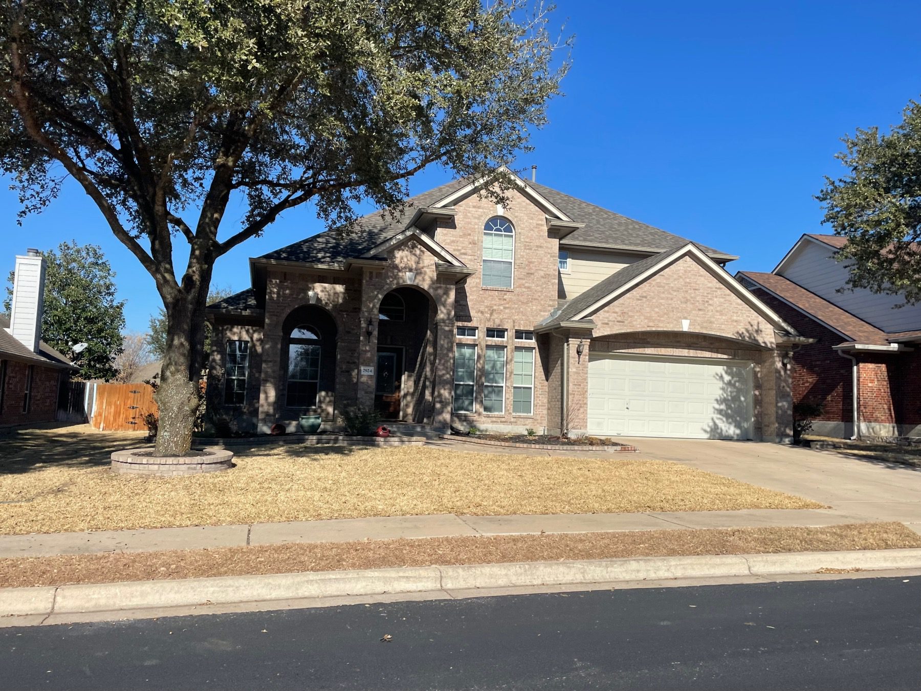 estates at settlers park round rock brick 2 story home