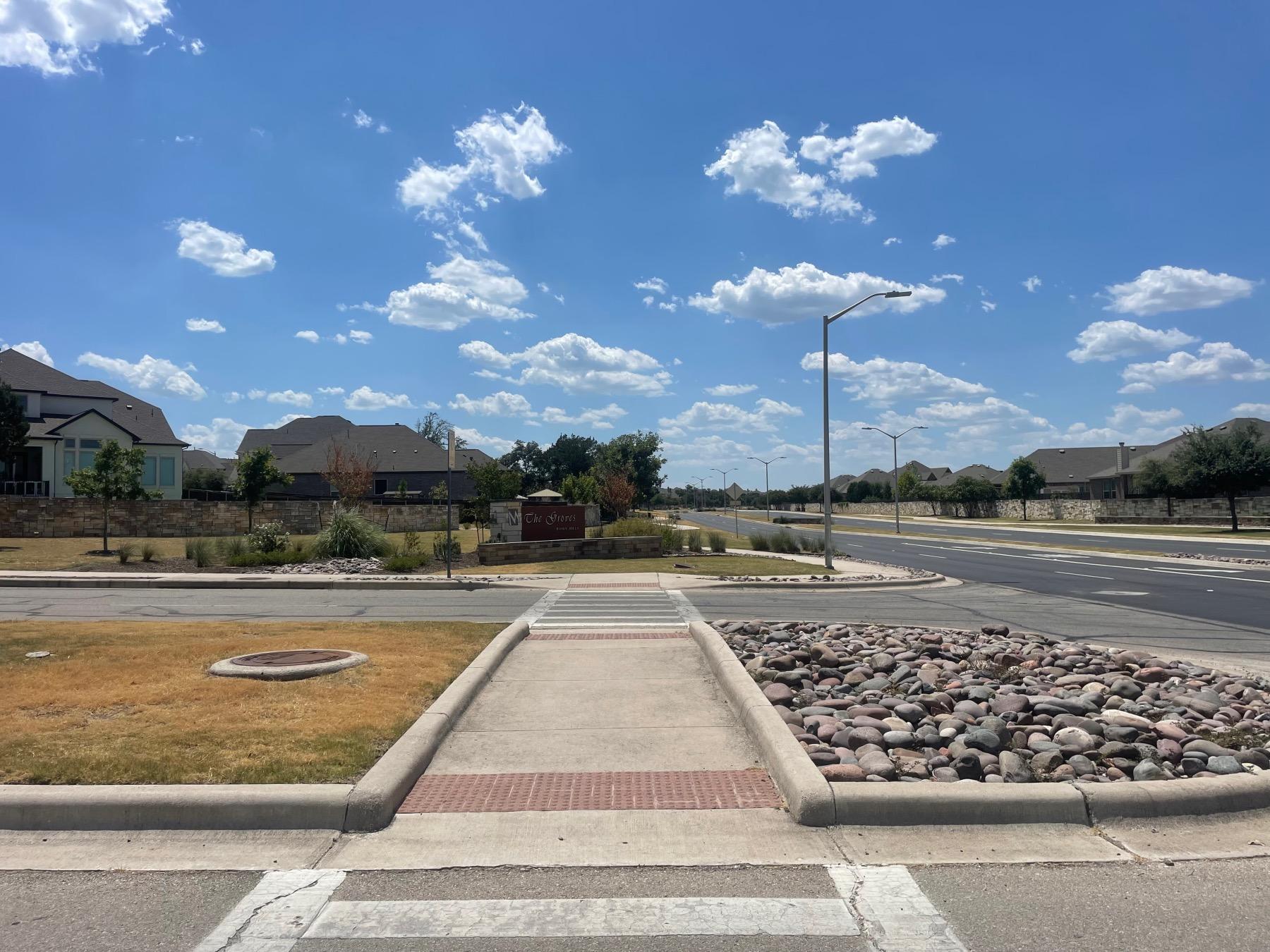 groves at mason hills leander neighborhood entrance