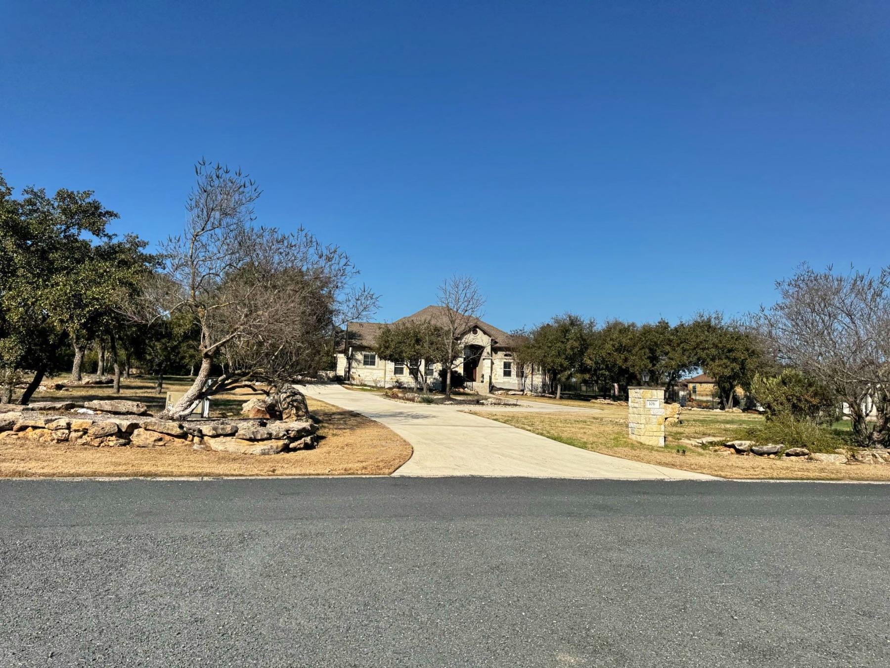 Gabriels Grove one story luxury home acreage lot