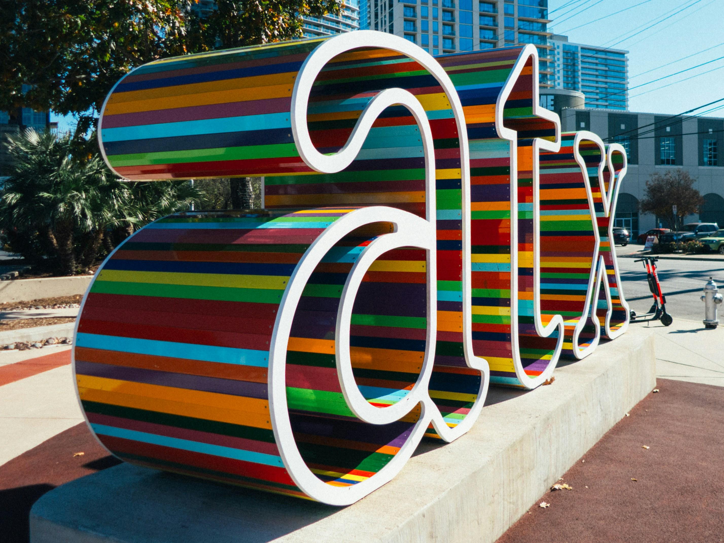 ATX Austin TX sign Lamar
