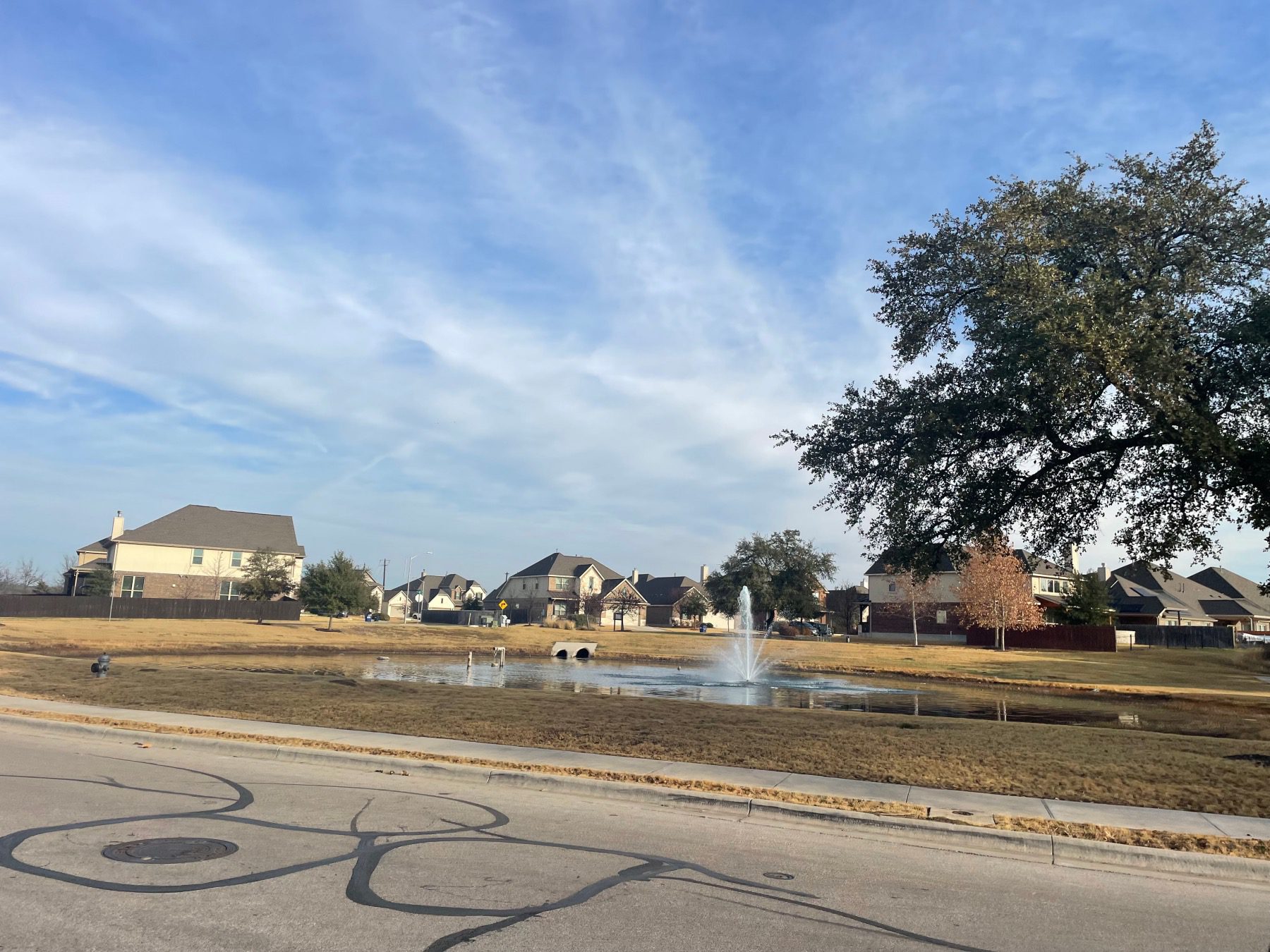 pecan creek fountain in leander texas