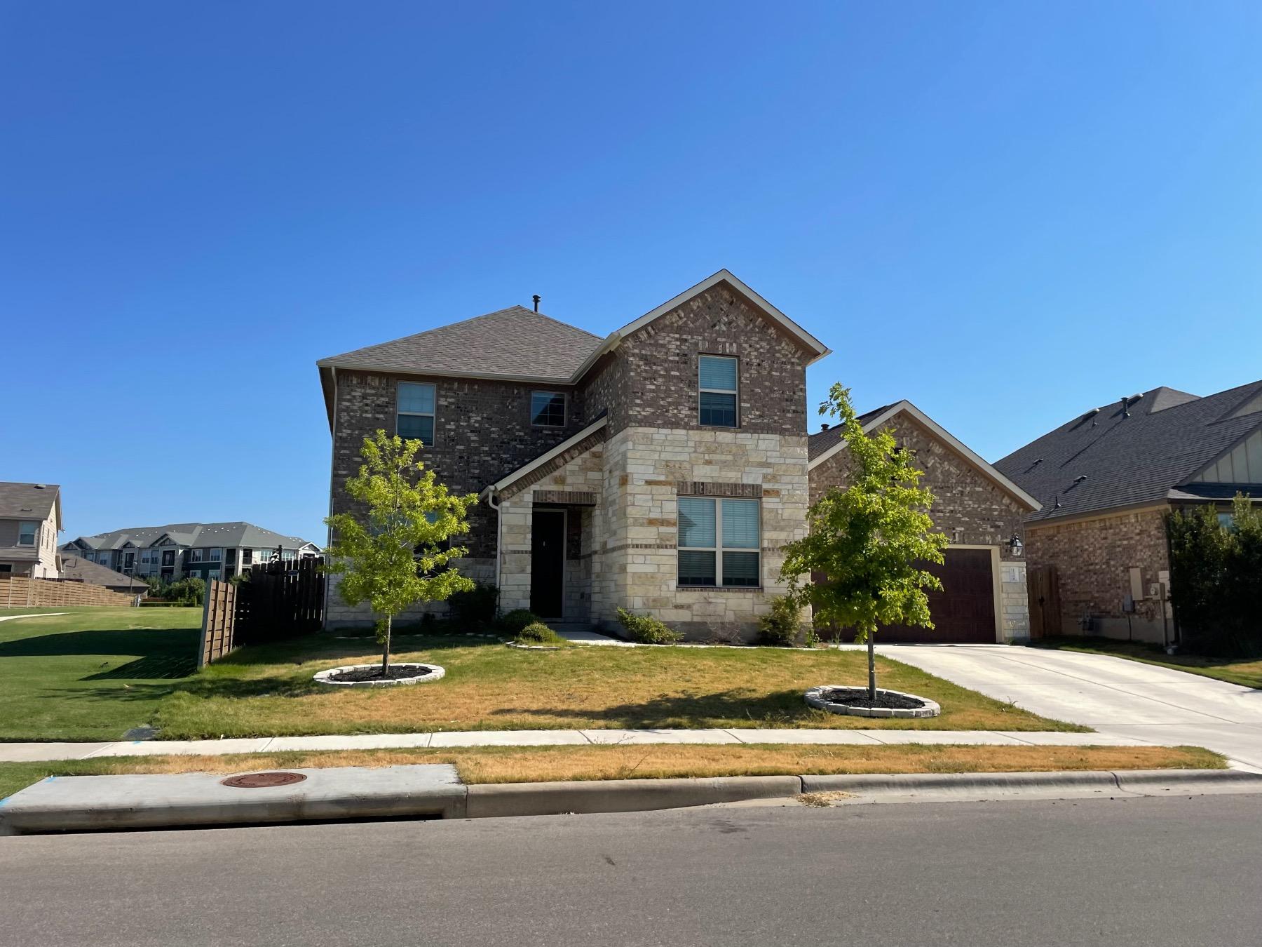 two story home in carmel creek hutto tx