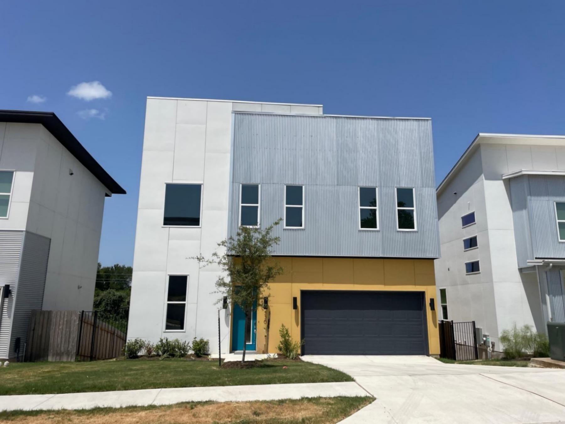 two story modern home in agave Austin tx 78724