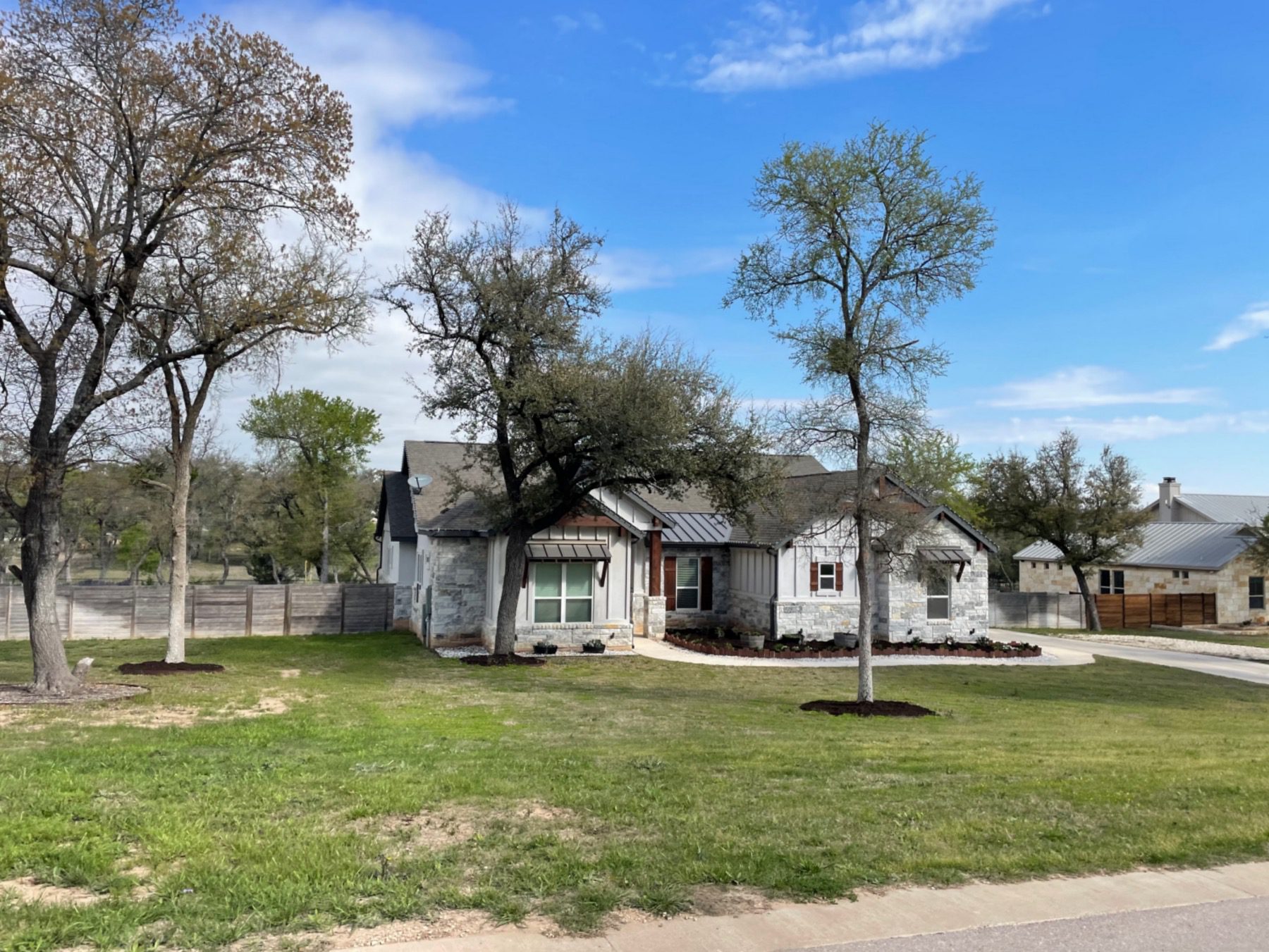 hidden creek estates one story luxury home in liberty hill