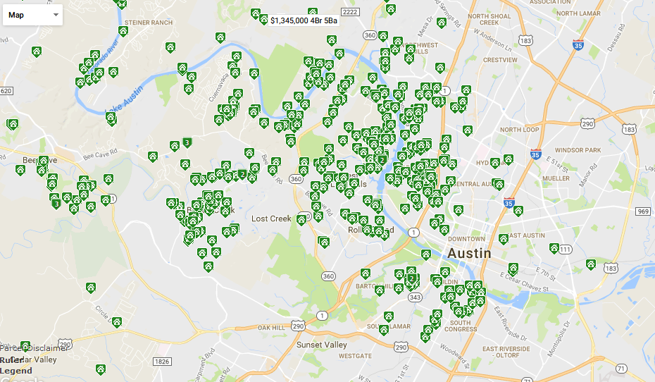 luxury homes for sale in austin area August 2017