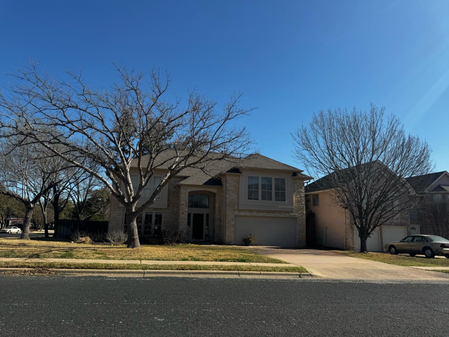 fern bluff round rock two story brick home