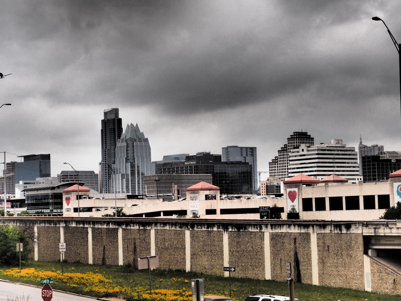 downtown austin view from swede hill