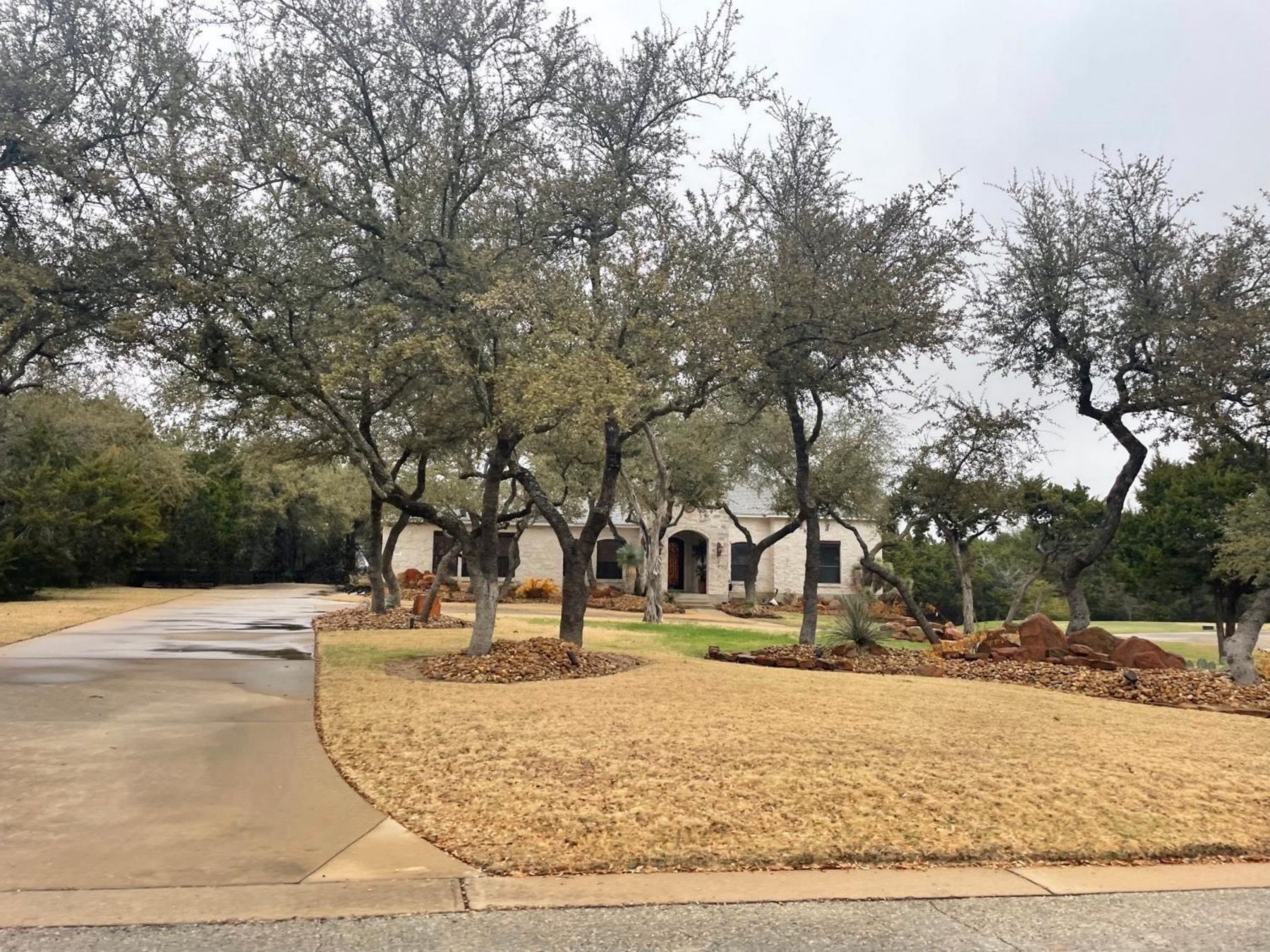 overlook estates home with long driveway leander texas 78641