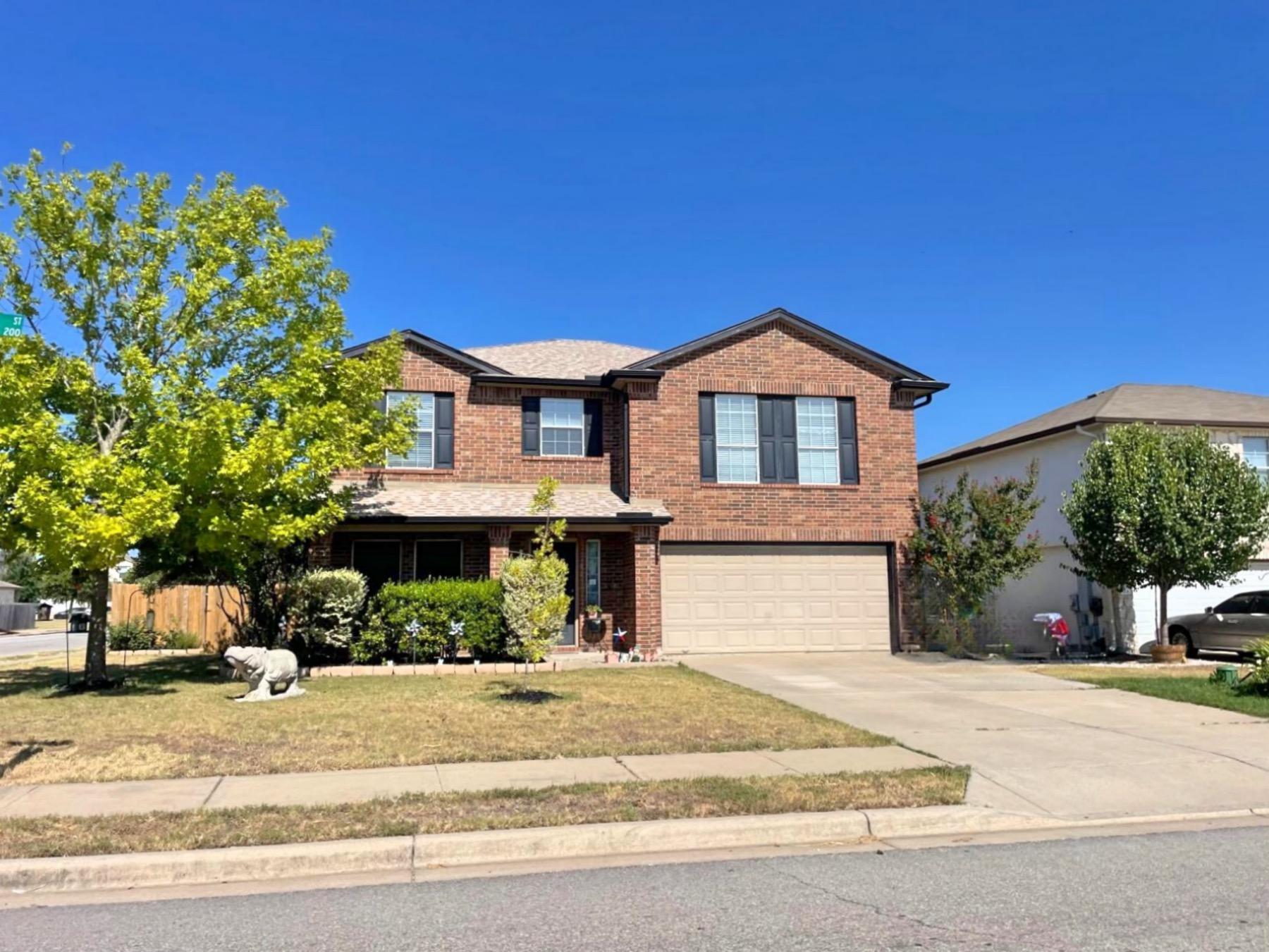 brick 2 story home in riverwalk Hutto tx