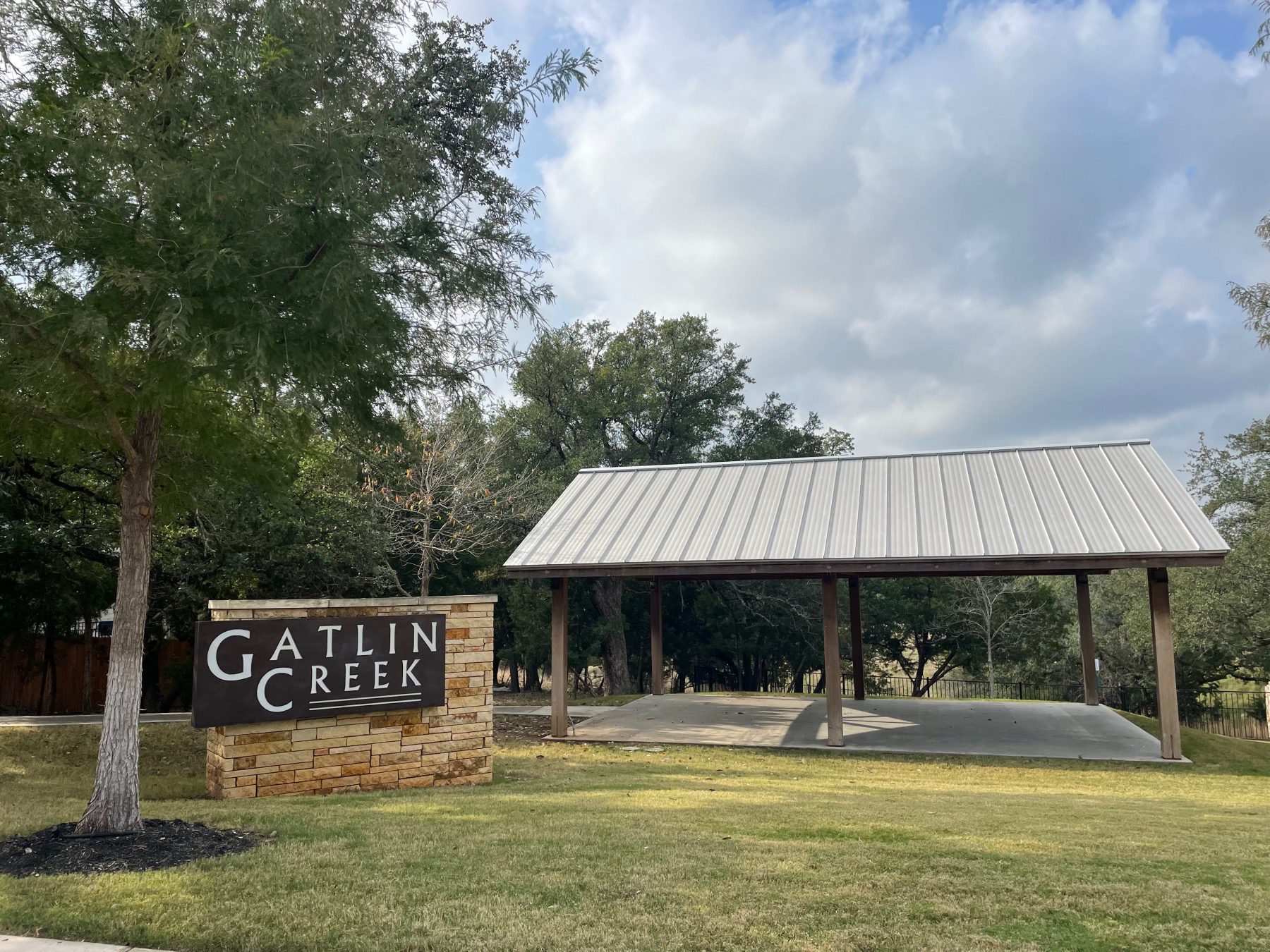 Gatlin Creek covered pavilion