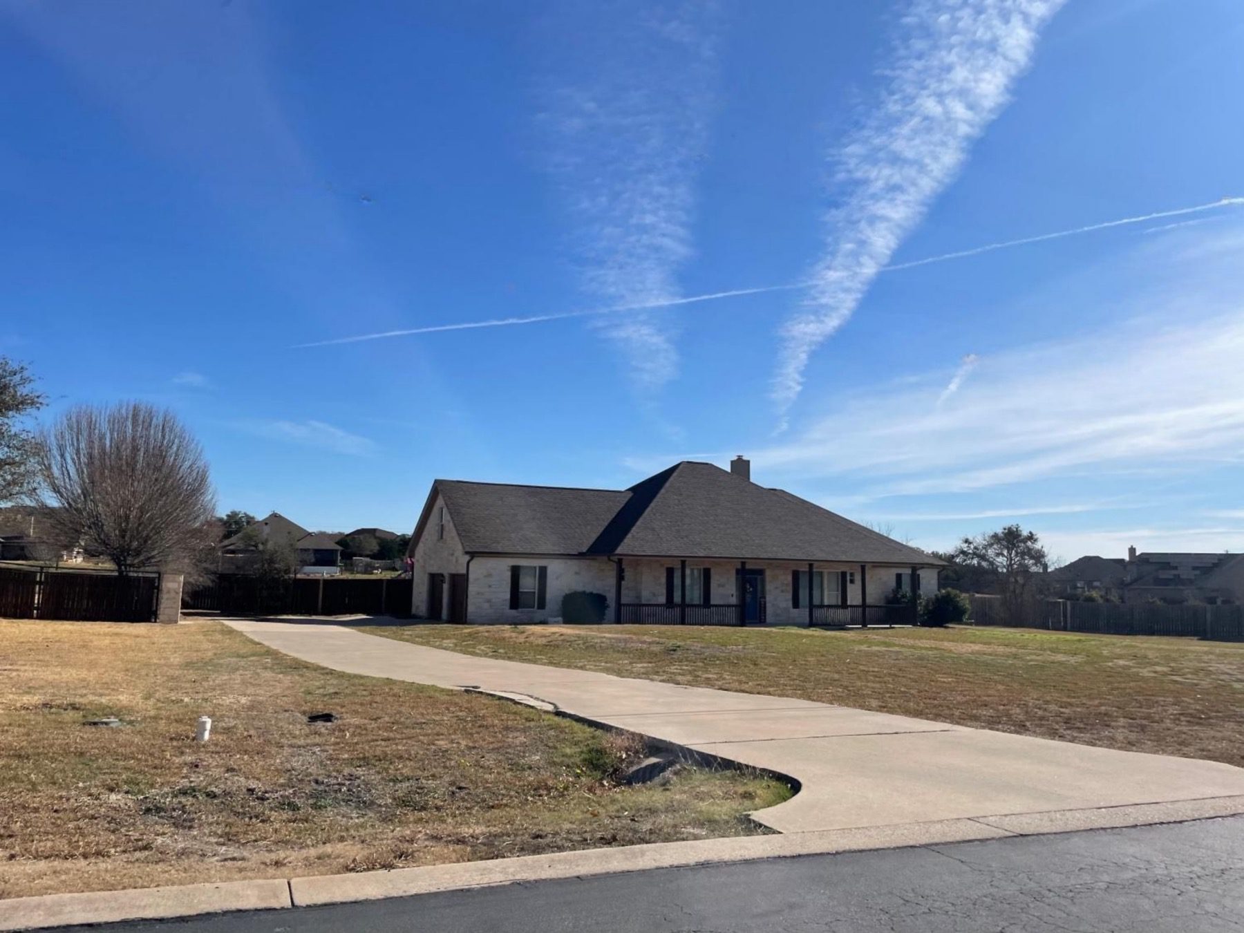 home with porch in Sundance estates liberty hill