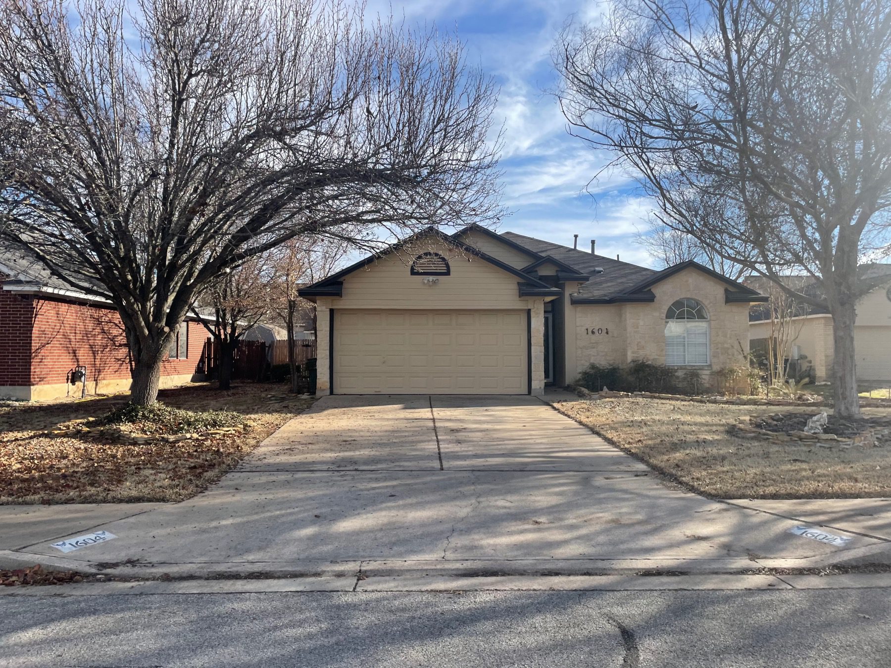 north creek Leander one story home