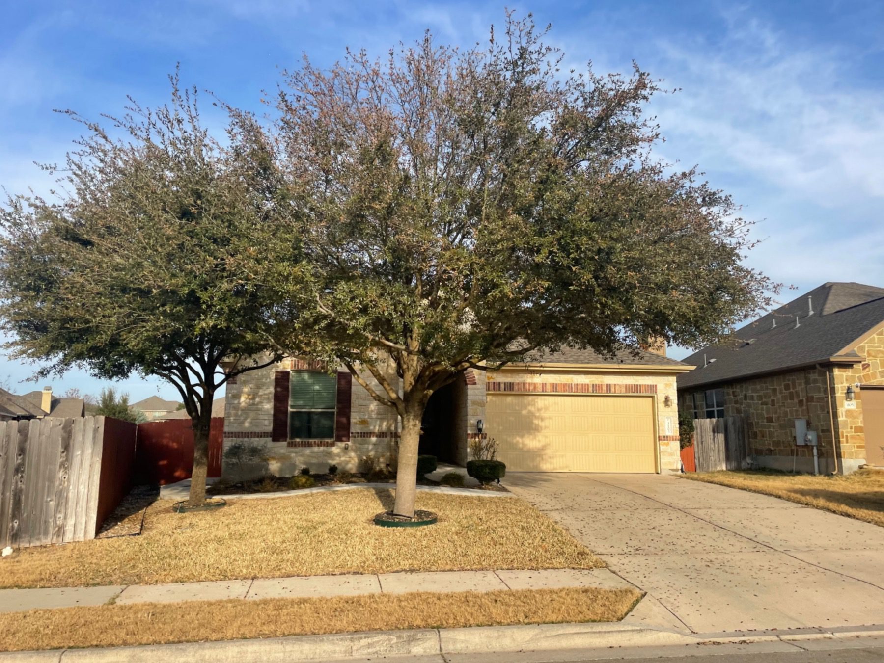 caballo ranch one story brick stone home leander 78641