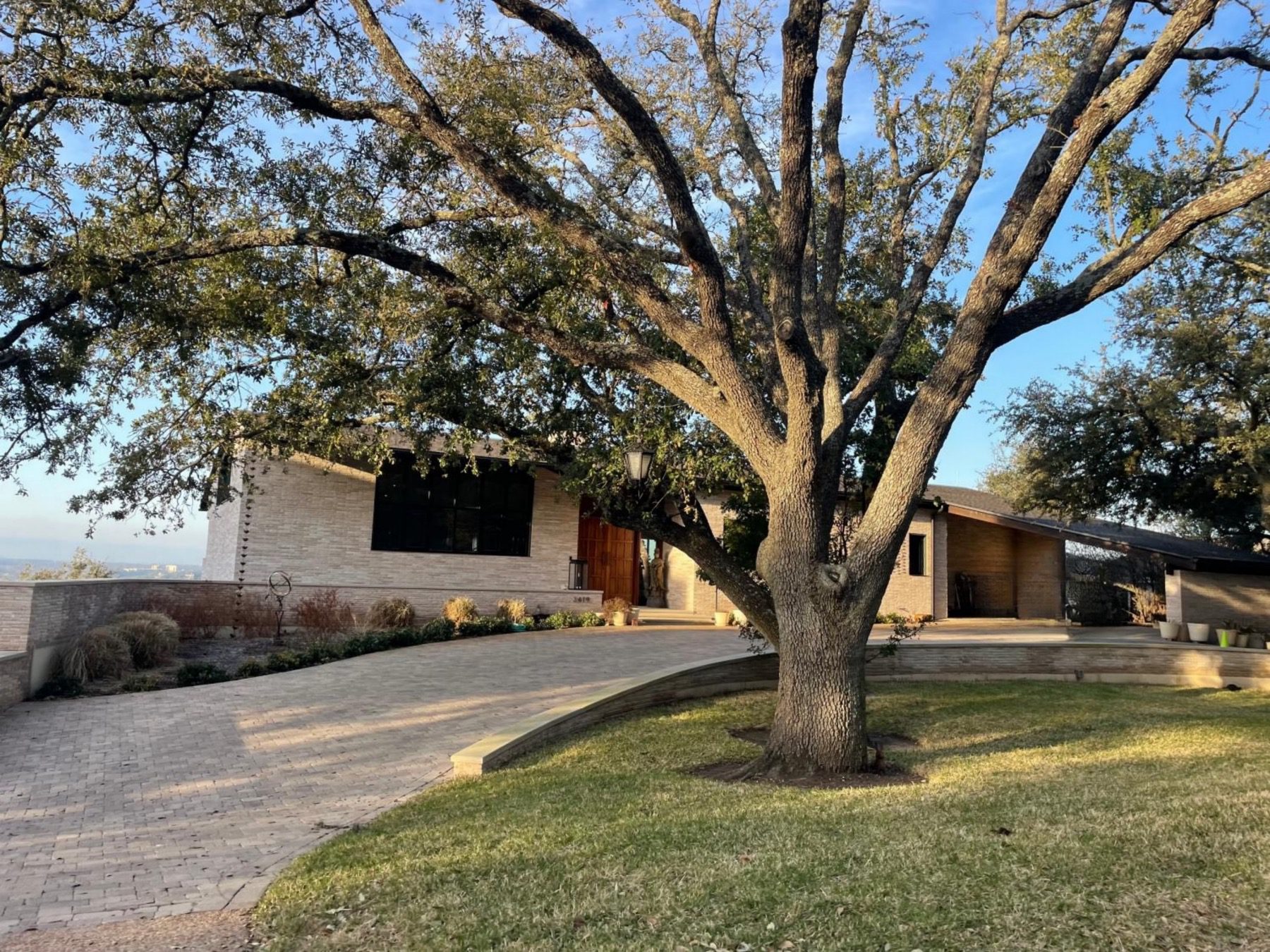 balcones park home on hill with view Austin 78731