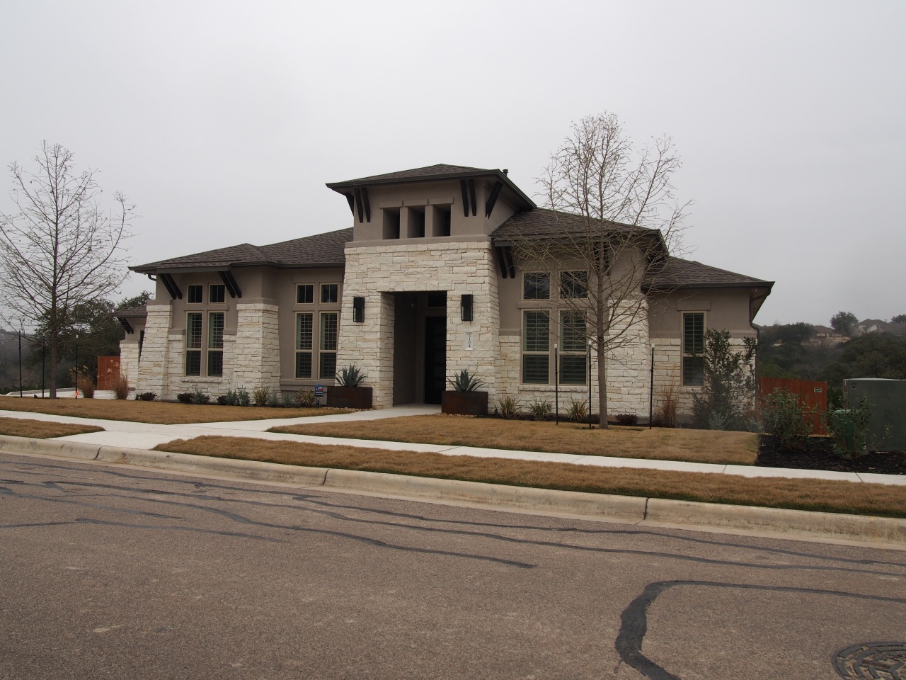 bluffs twin creeks stone home