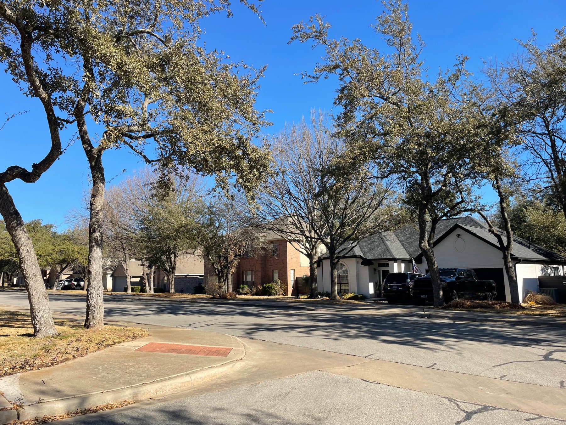 oakmont forest neighborhood street in cedar park 78613
