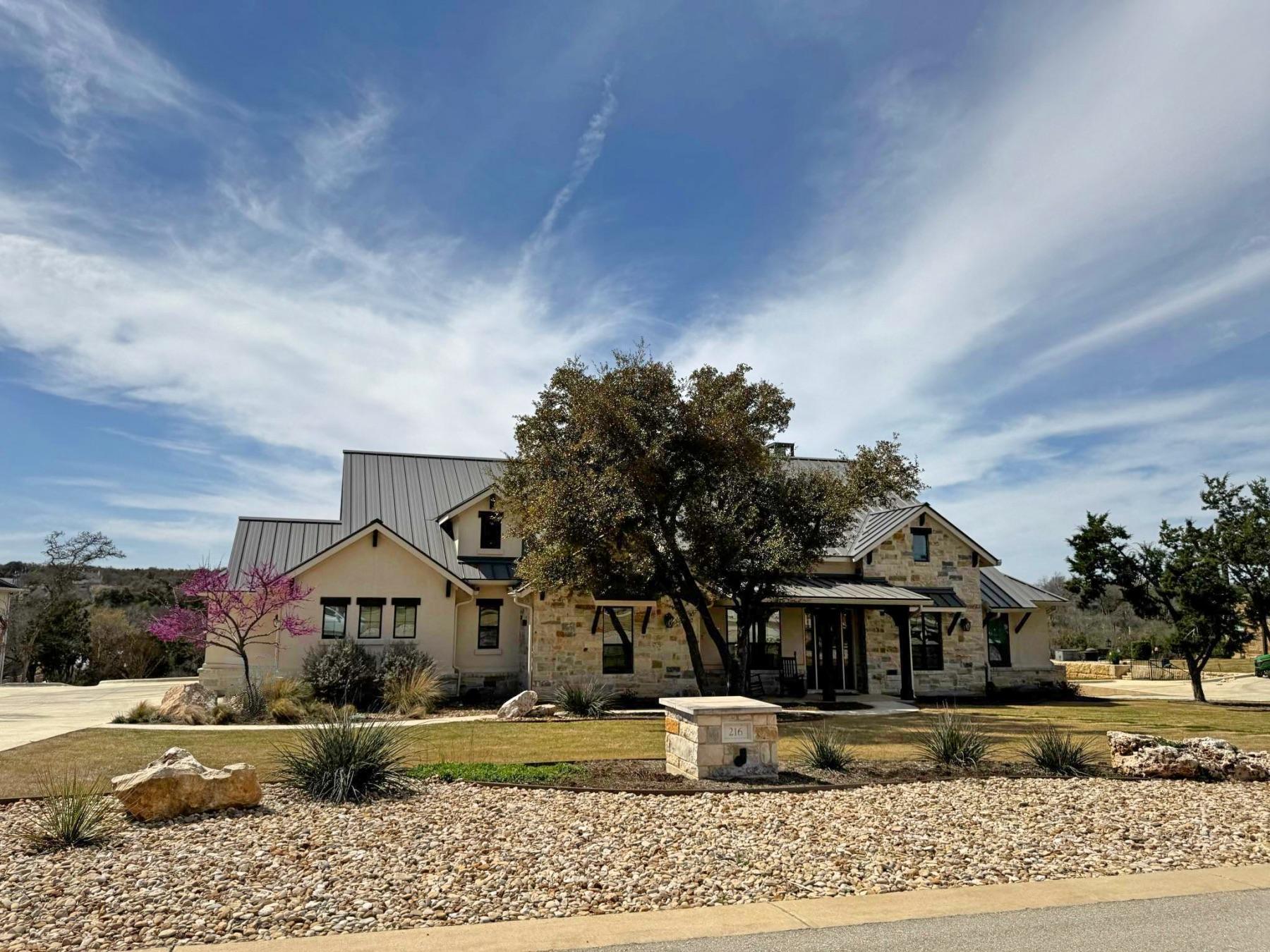 maravilla georgetown stone stucco home
