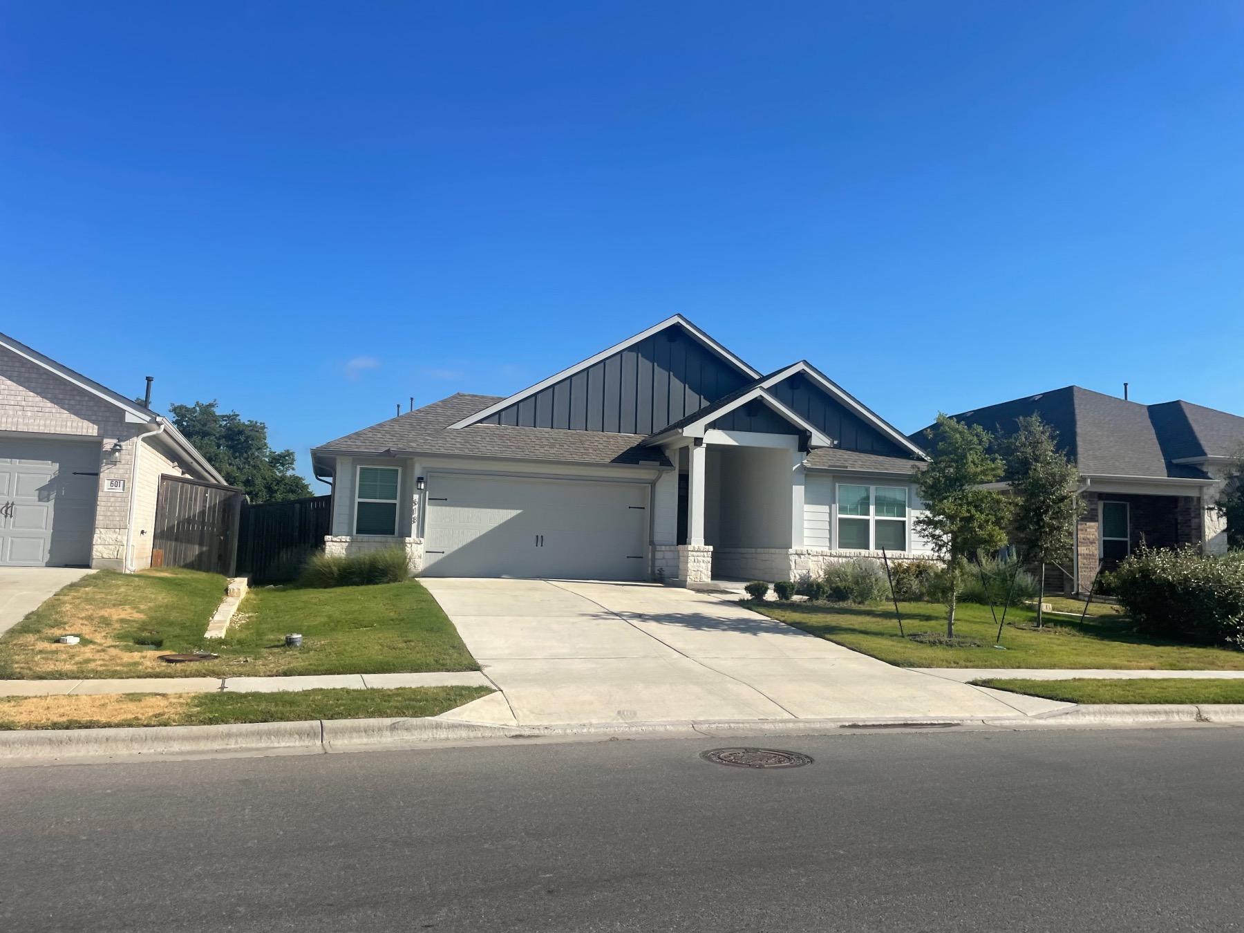 Kyle one story home in cypress forest