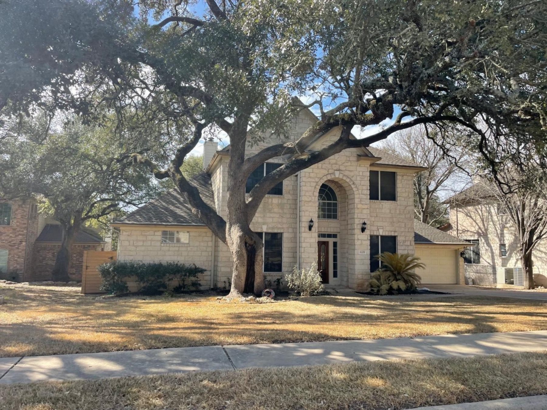 estates of Brentwood 78726 two story stone home Austin