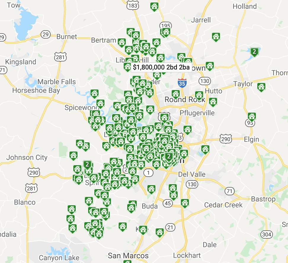 luxury homes for sale in austin area November 2021