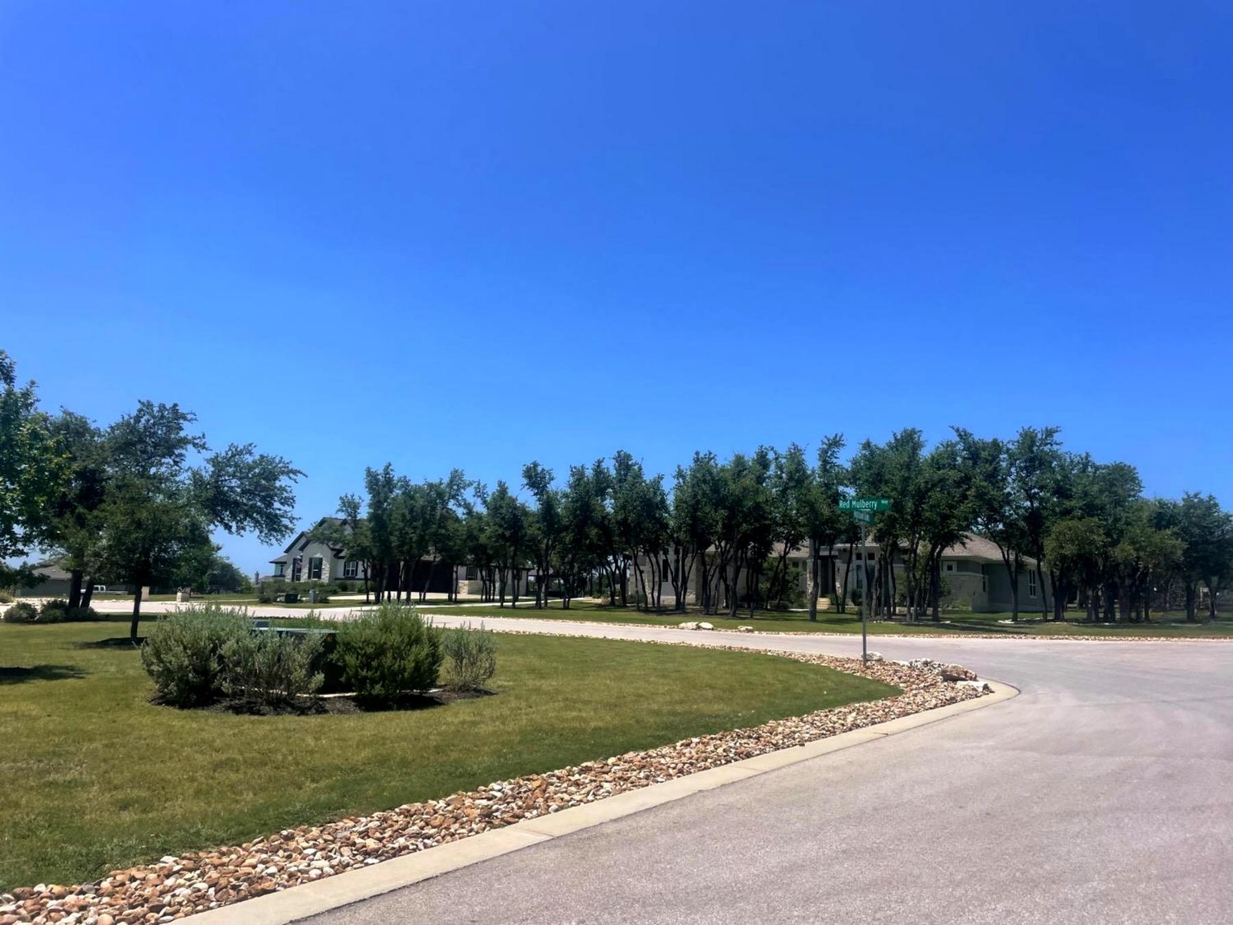 red mulberry lane leander tx street in highland oaks