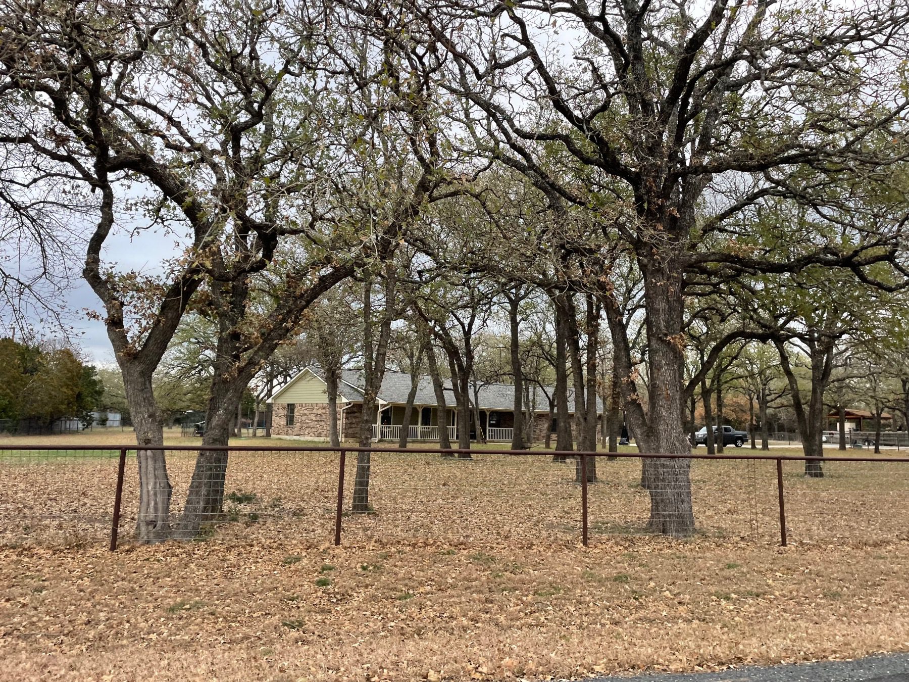 home on wooded lot in young ranch georgetown texas