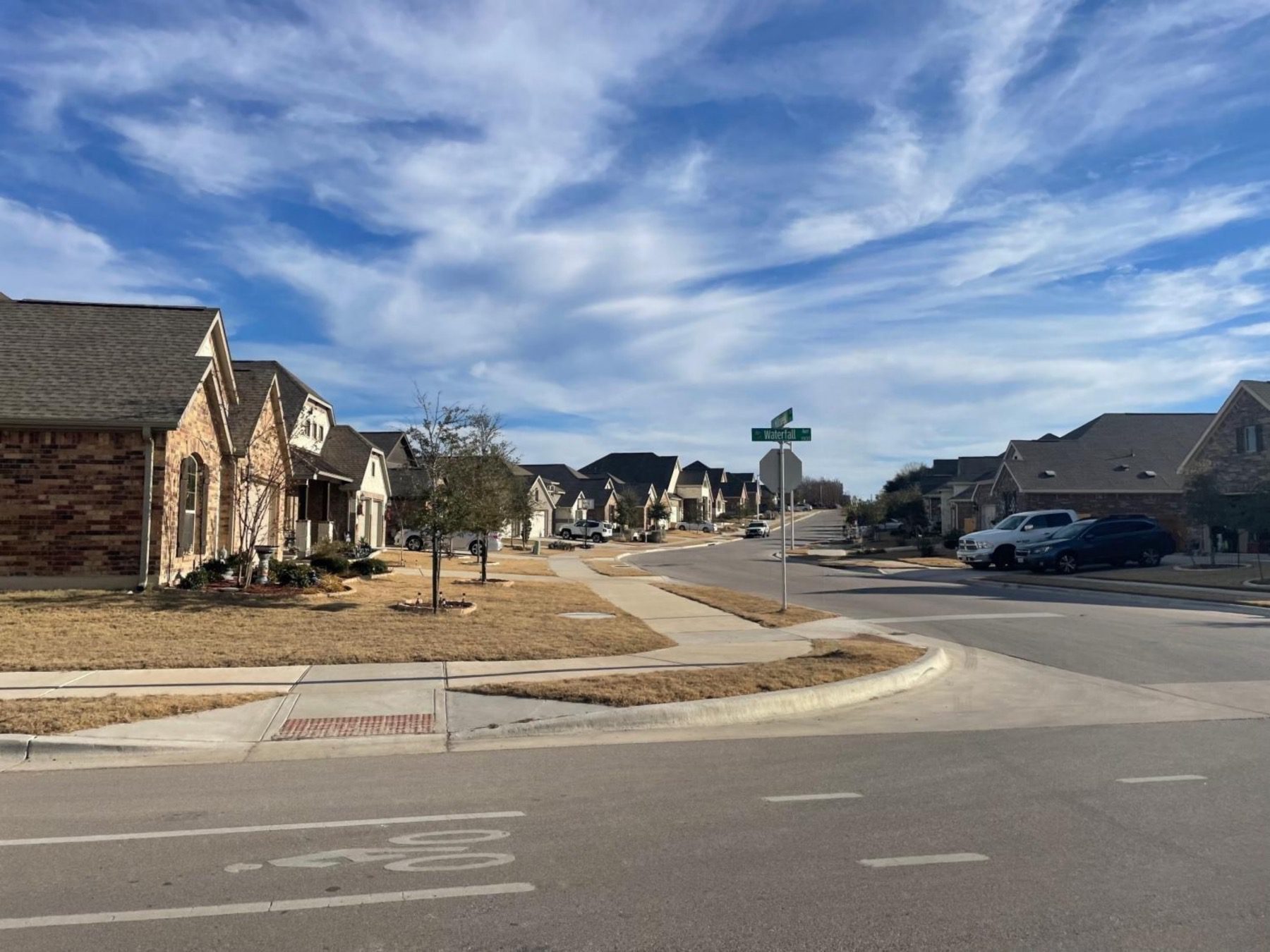 hawkes landing street in leander