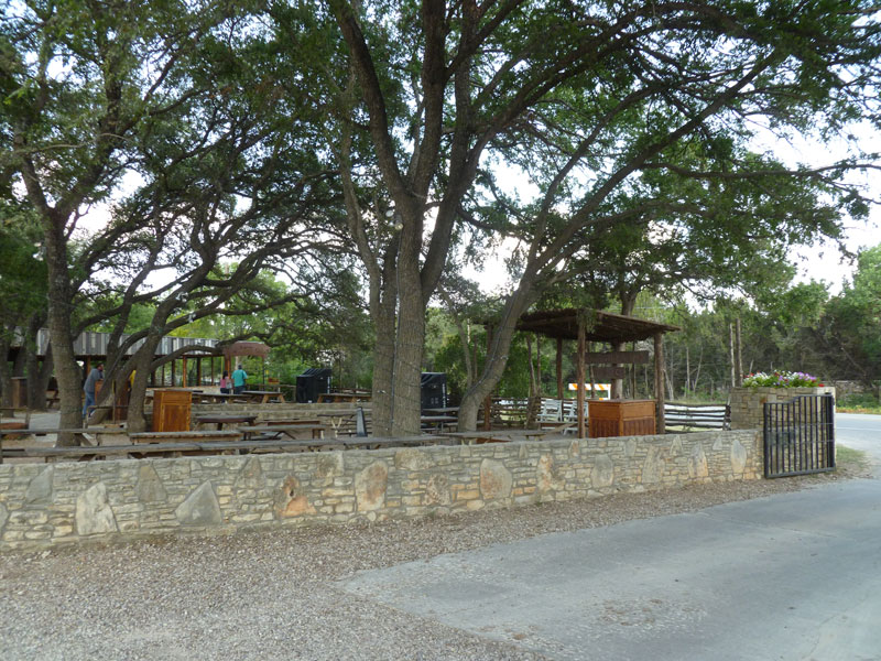 salt lick driftwood outdoor seating