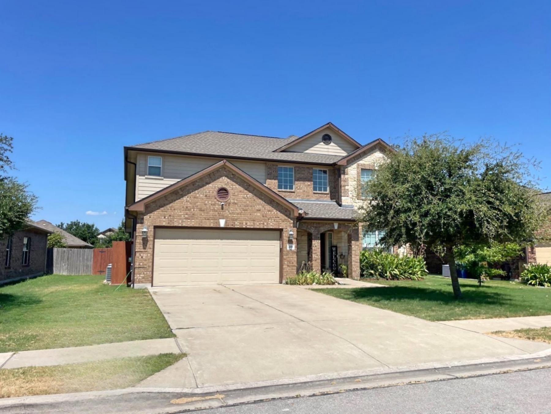hutto highlands 78634 two story brick stone home