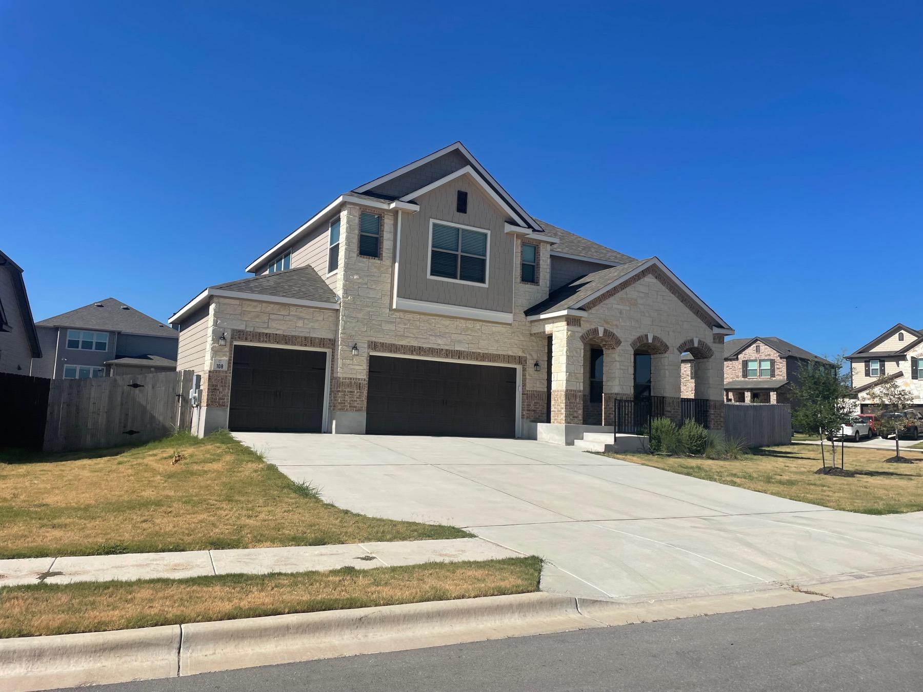 stagecoach crossing home 3 car garage Kyle texas