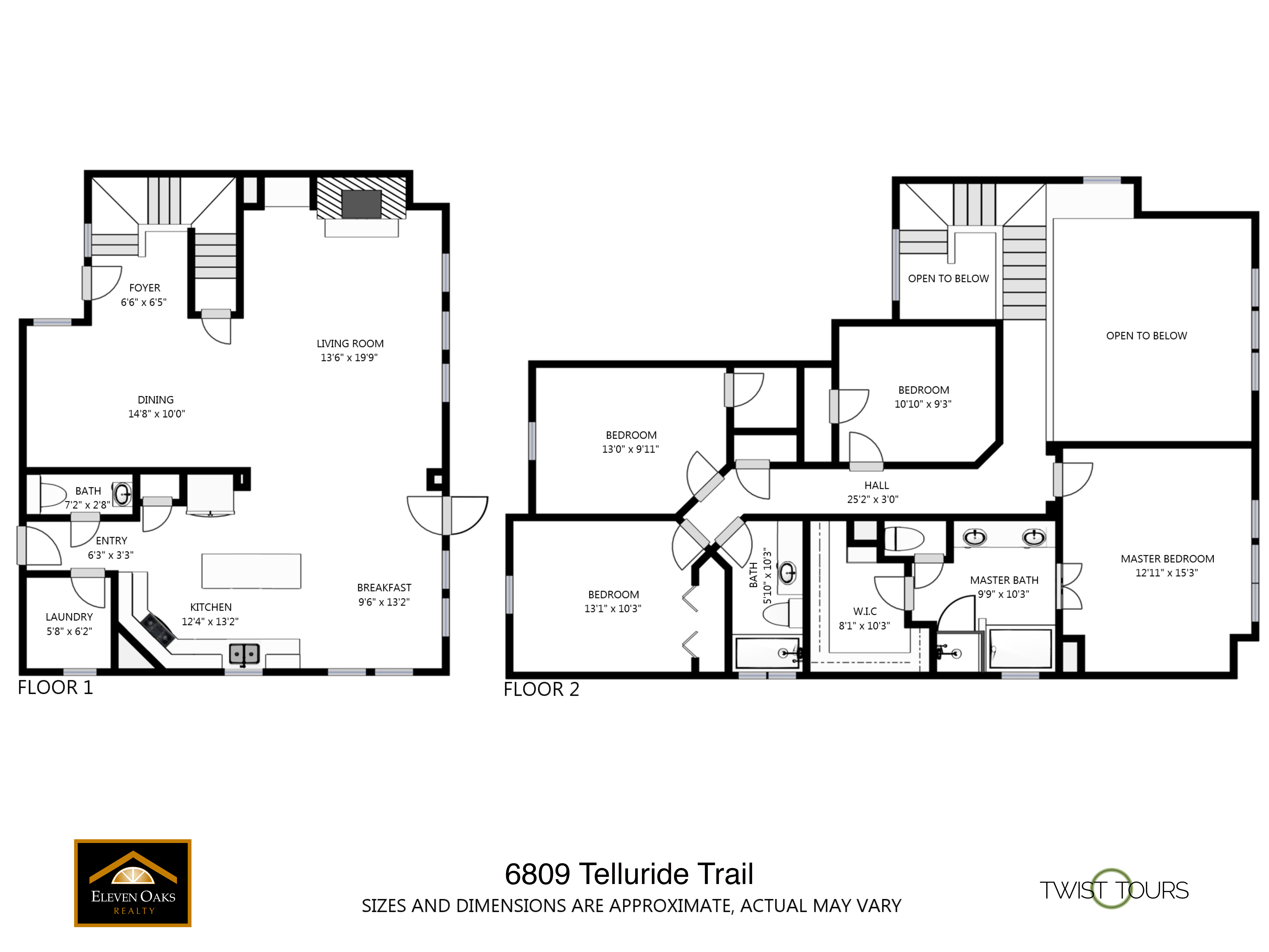 6809 Telluride Trail Austin Floorplan