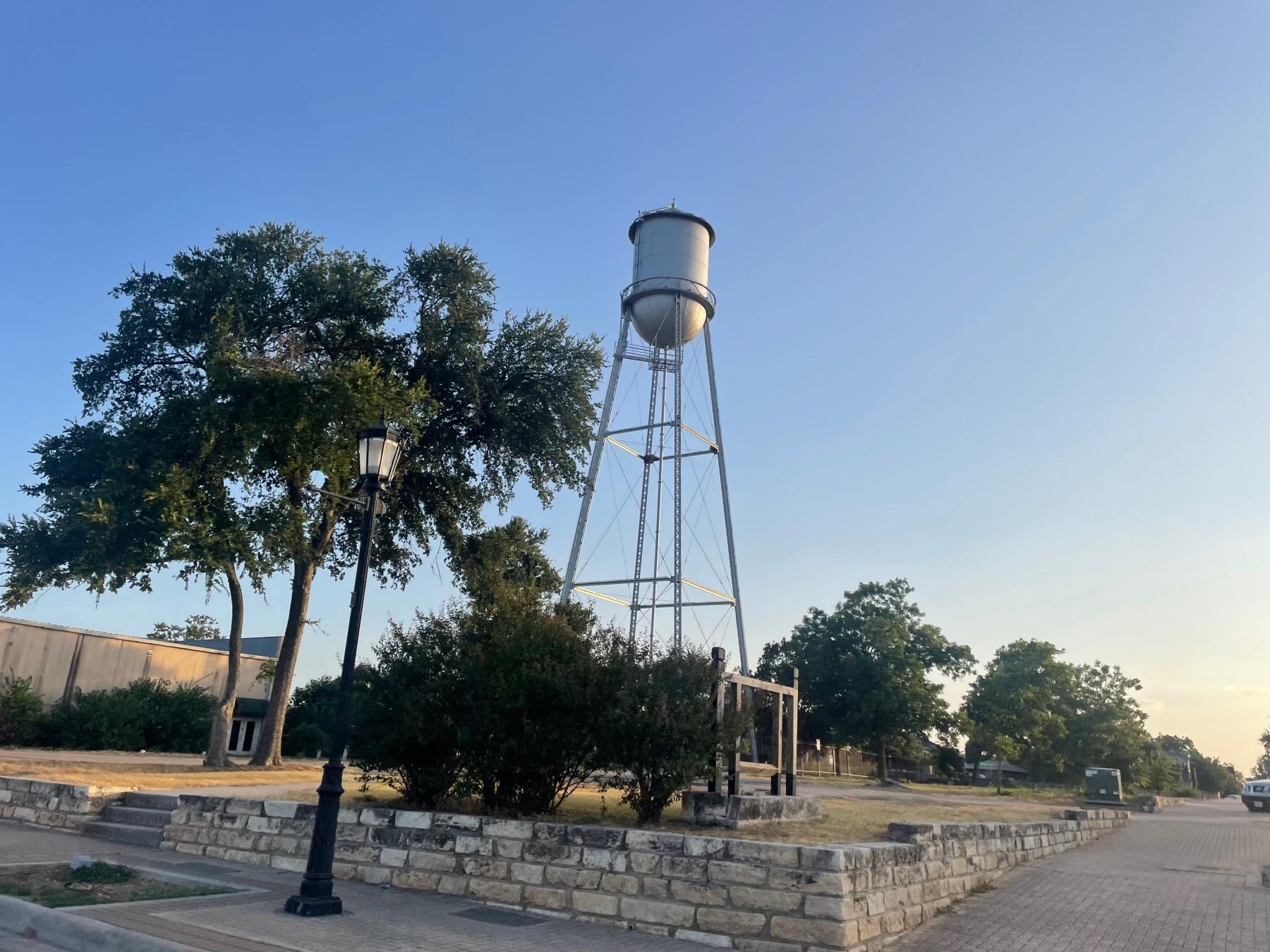 downtown round rock water tower