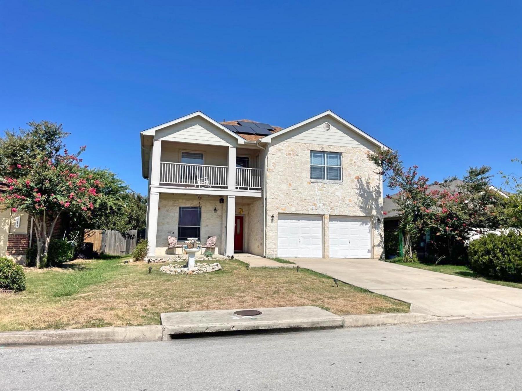 creek bend two story stone home hutto texas