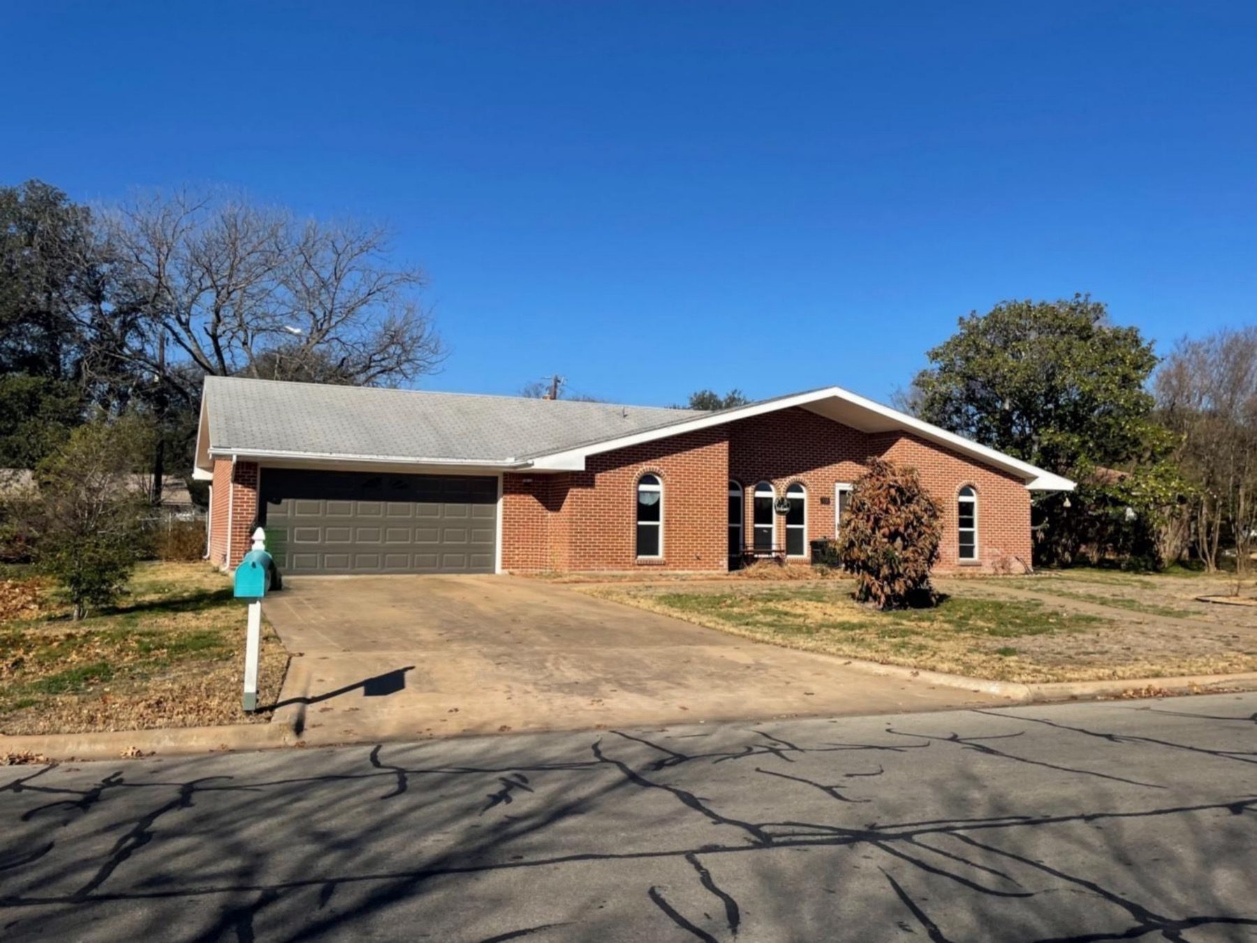 egger acres one story home angled roof round rock texas