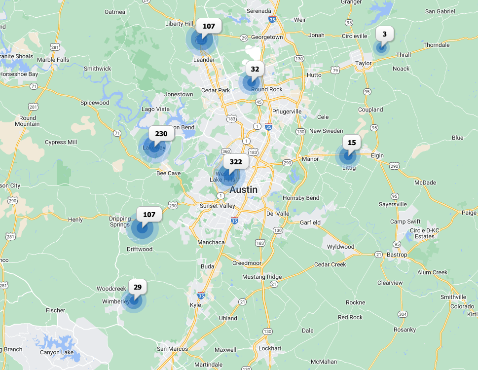 luxury homes for sale in austin area May 2022