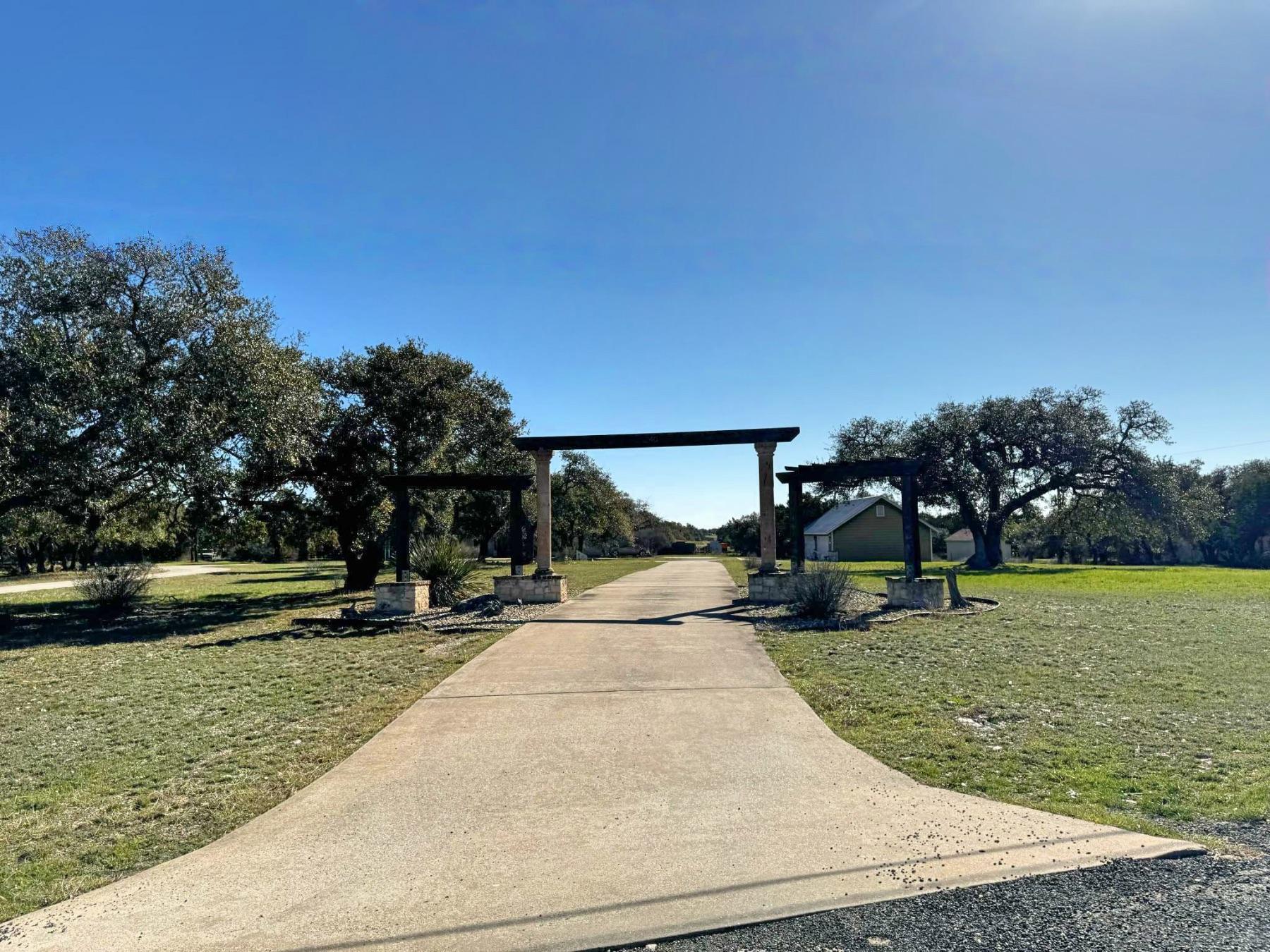 the place cedar park home long driveway