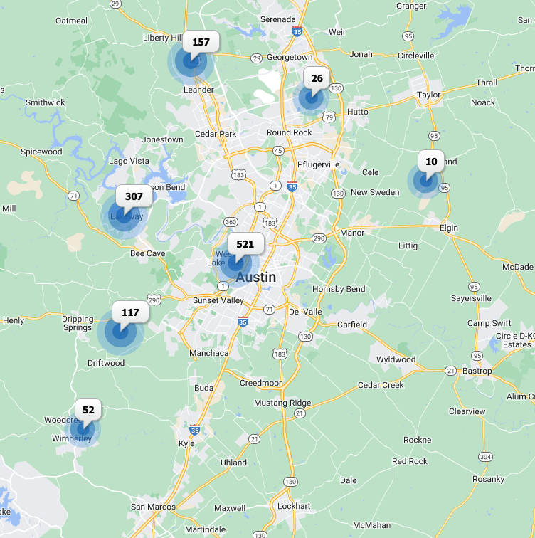 luxury homes for sale in austin area November 2022
