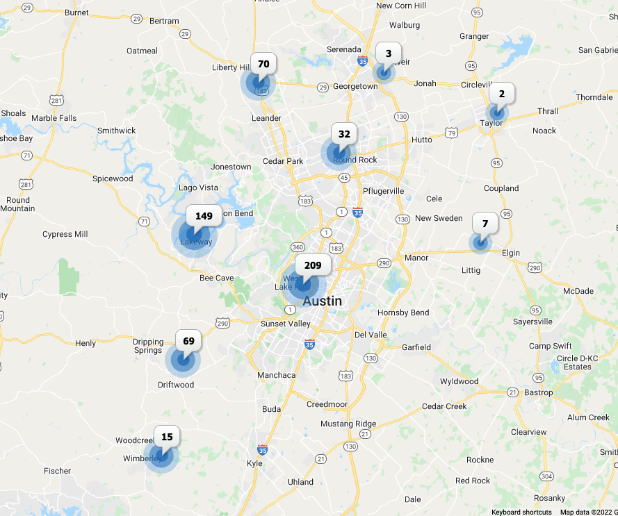 luxury homes for sale in austin area May 2022
