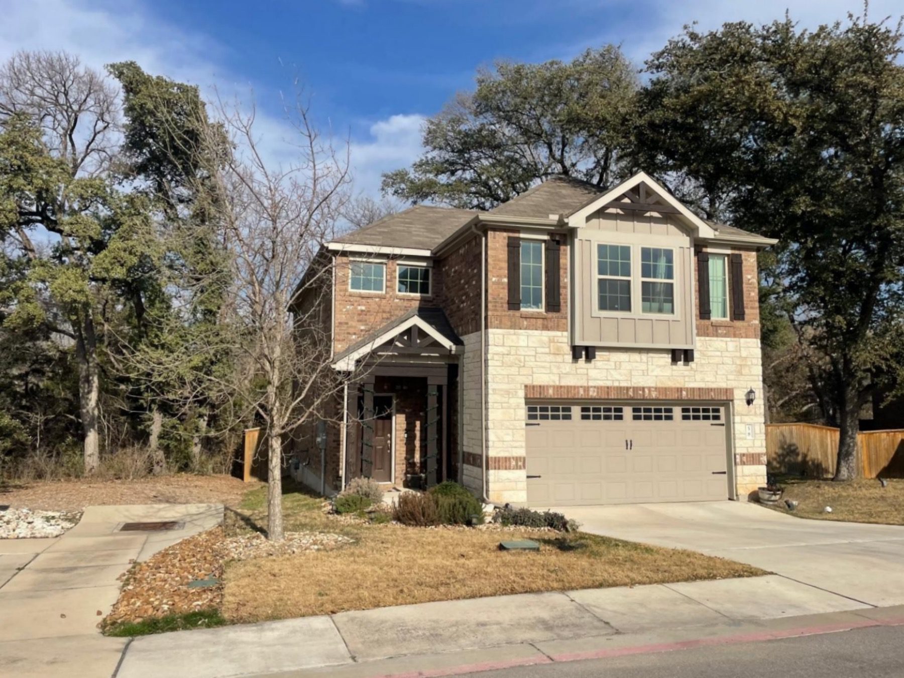 Concord at brushy creek two story brick stone home round rock texas 78665