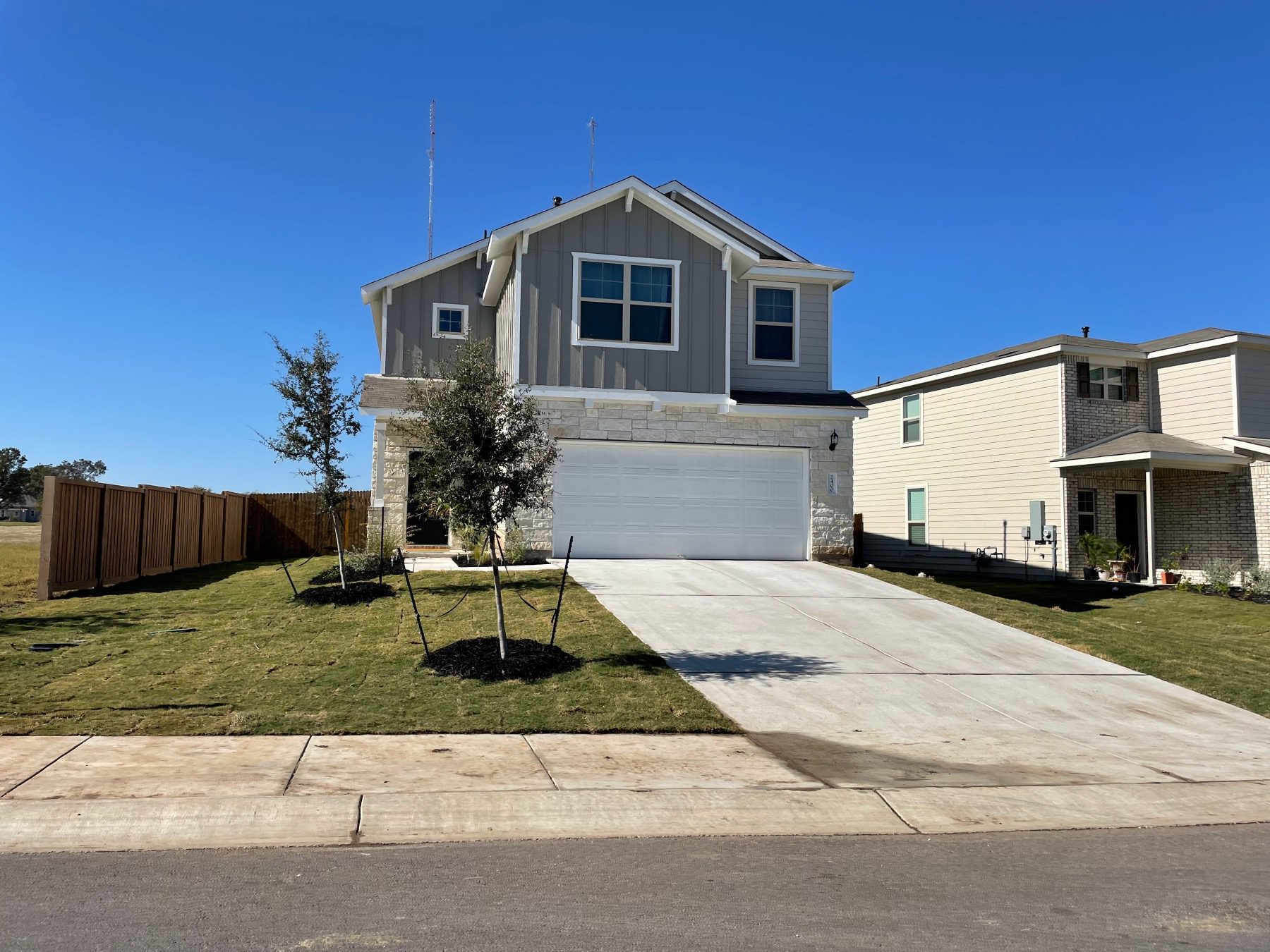 New construction homes in Carlson Place community Georgetown TX