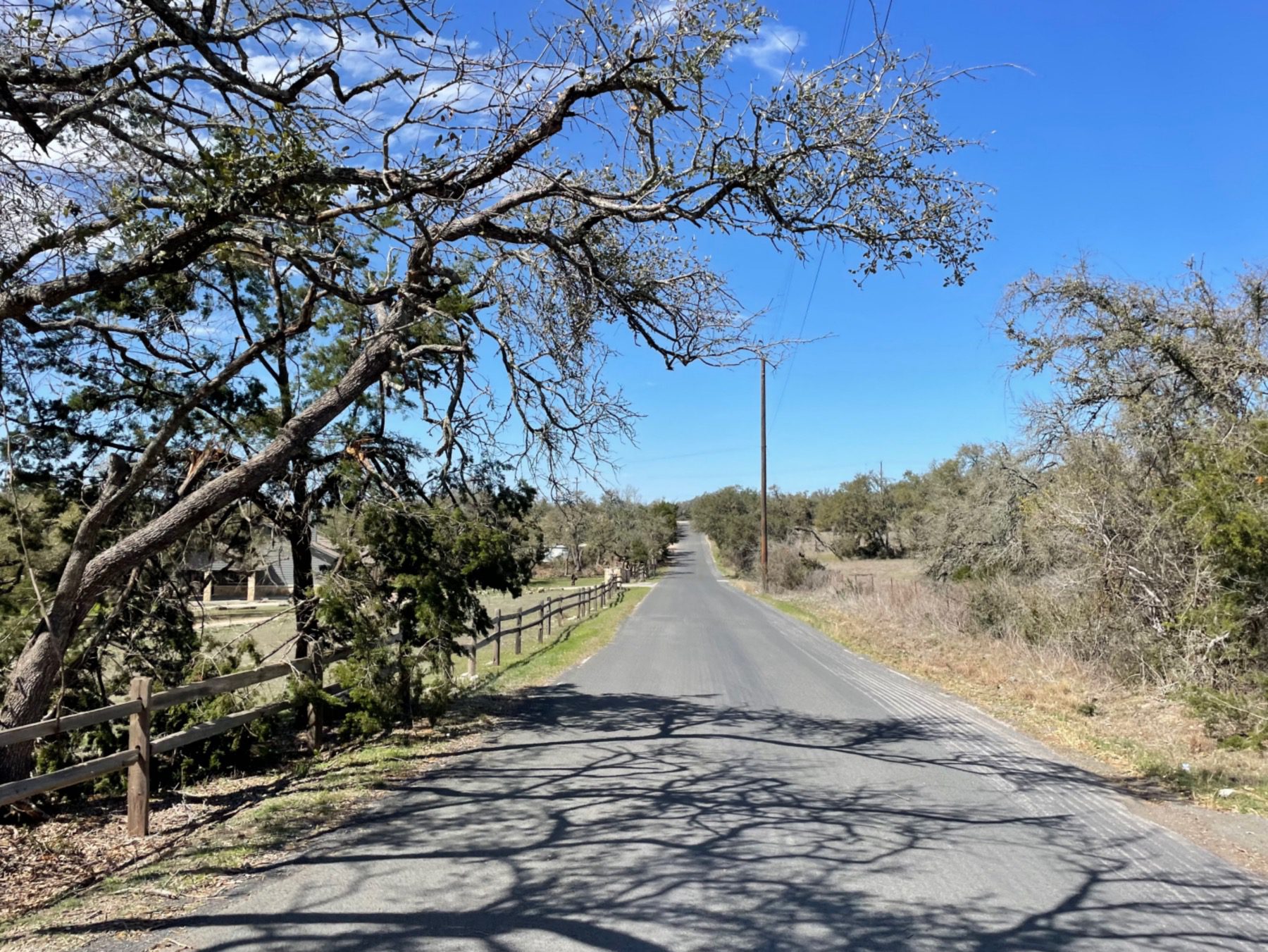 scenic brook estates neighborhood street no sidewalks Austin texas 78736