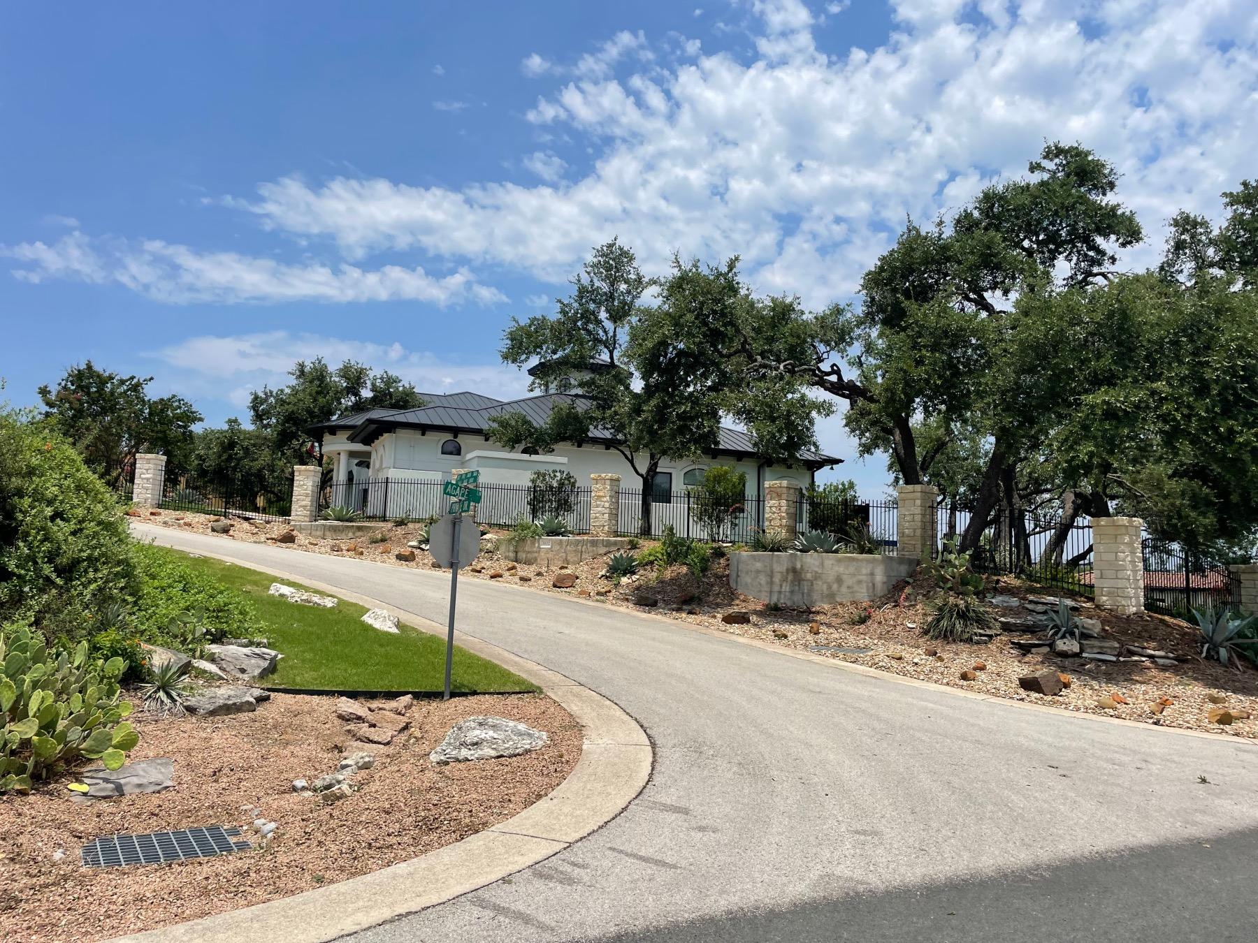 home on corner lot Gaines Ranch Austin tx 78735