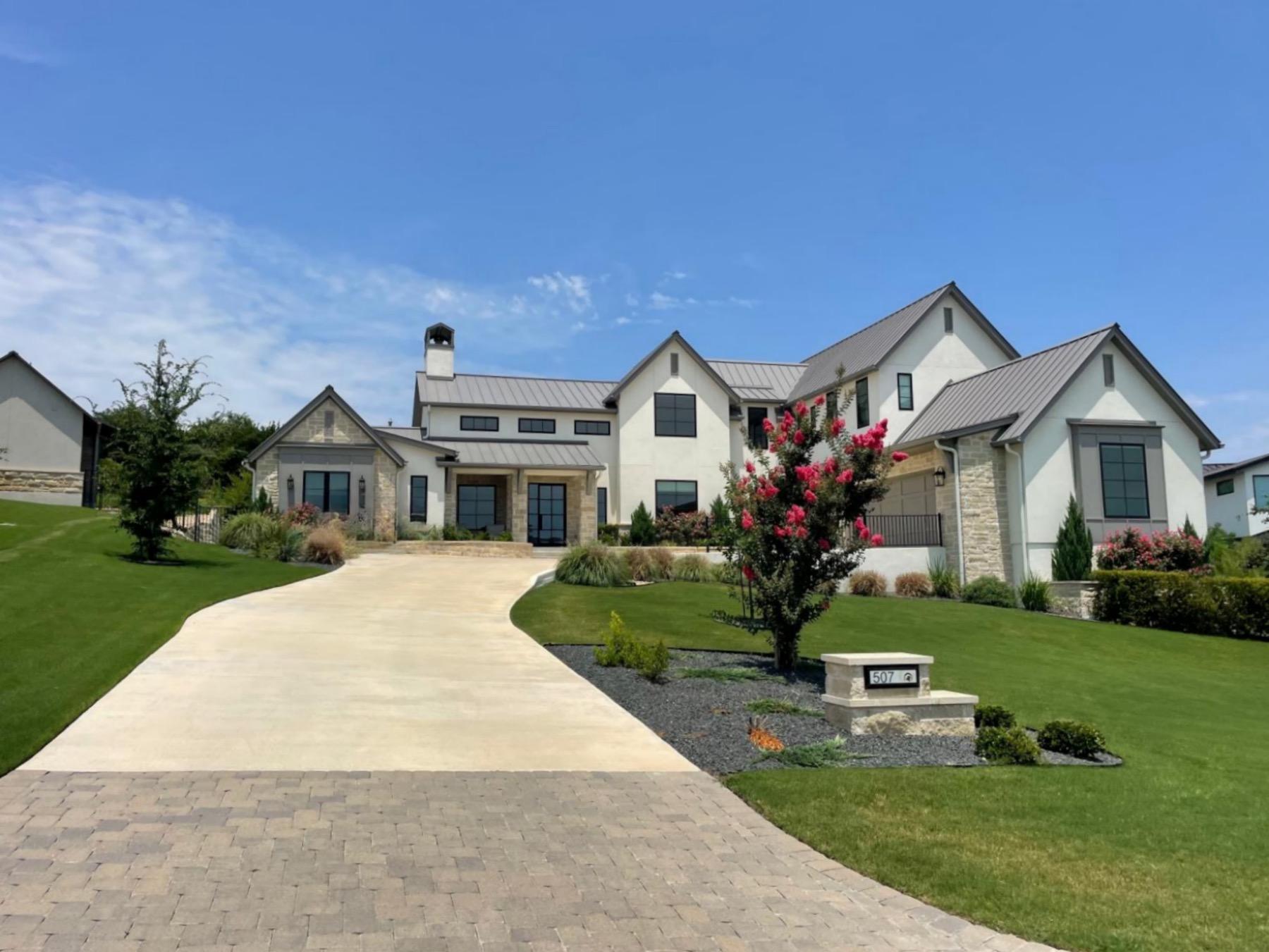 serene hills lakeway two story modern luxury home 78738