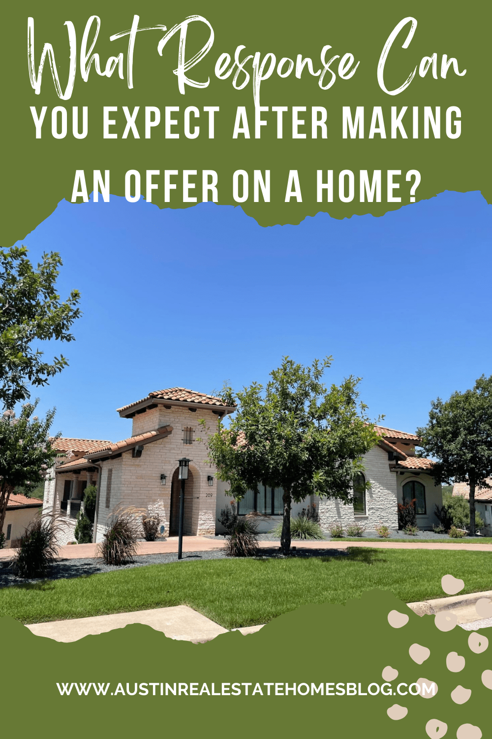 what response can i expect after making an offer