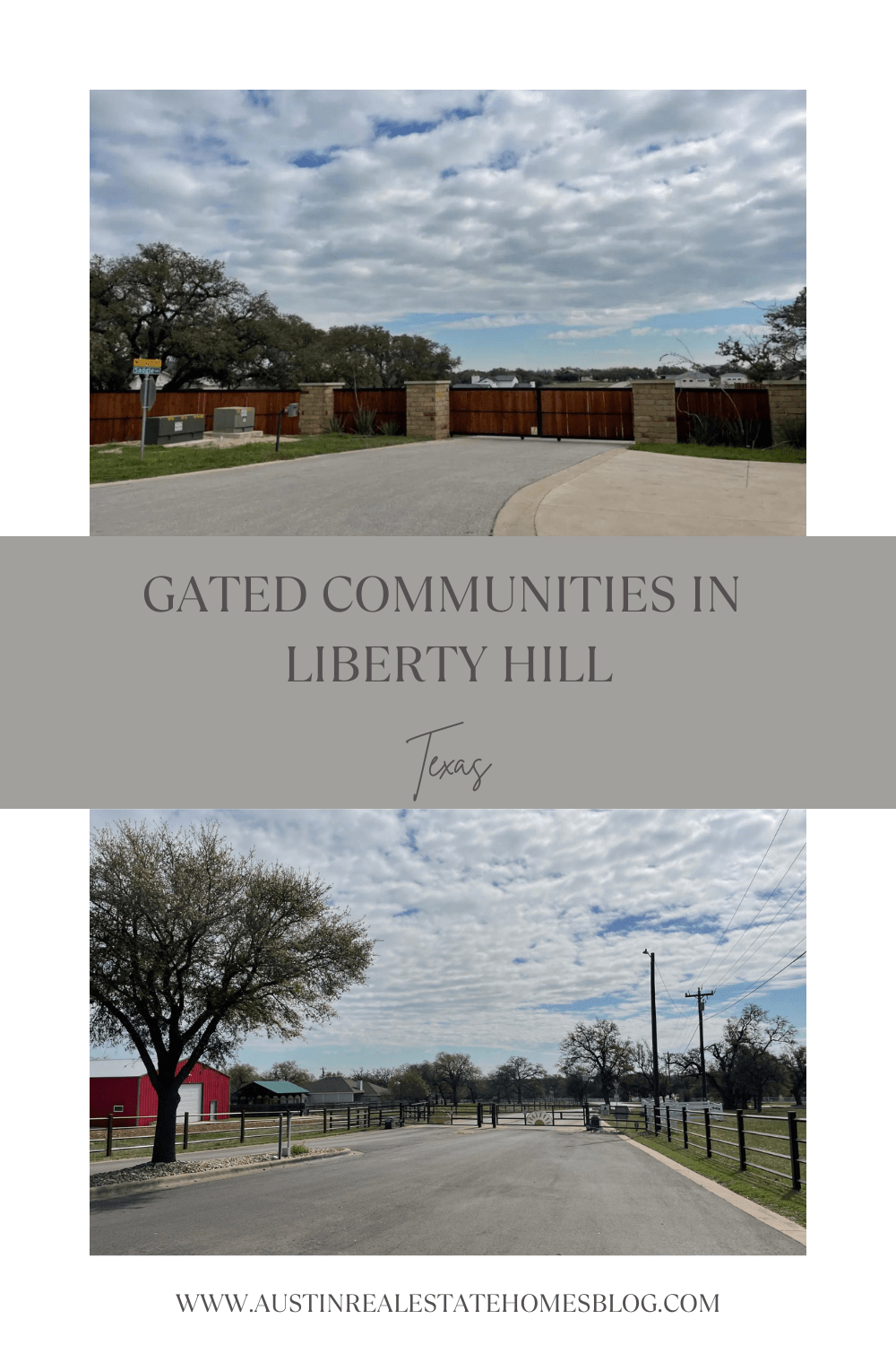 gated communities in liberty hill tx